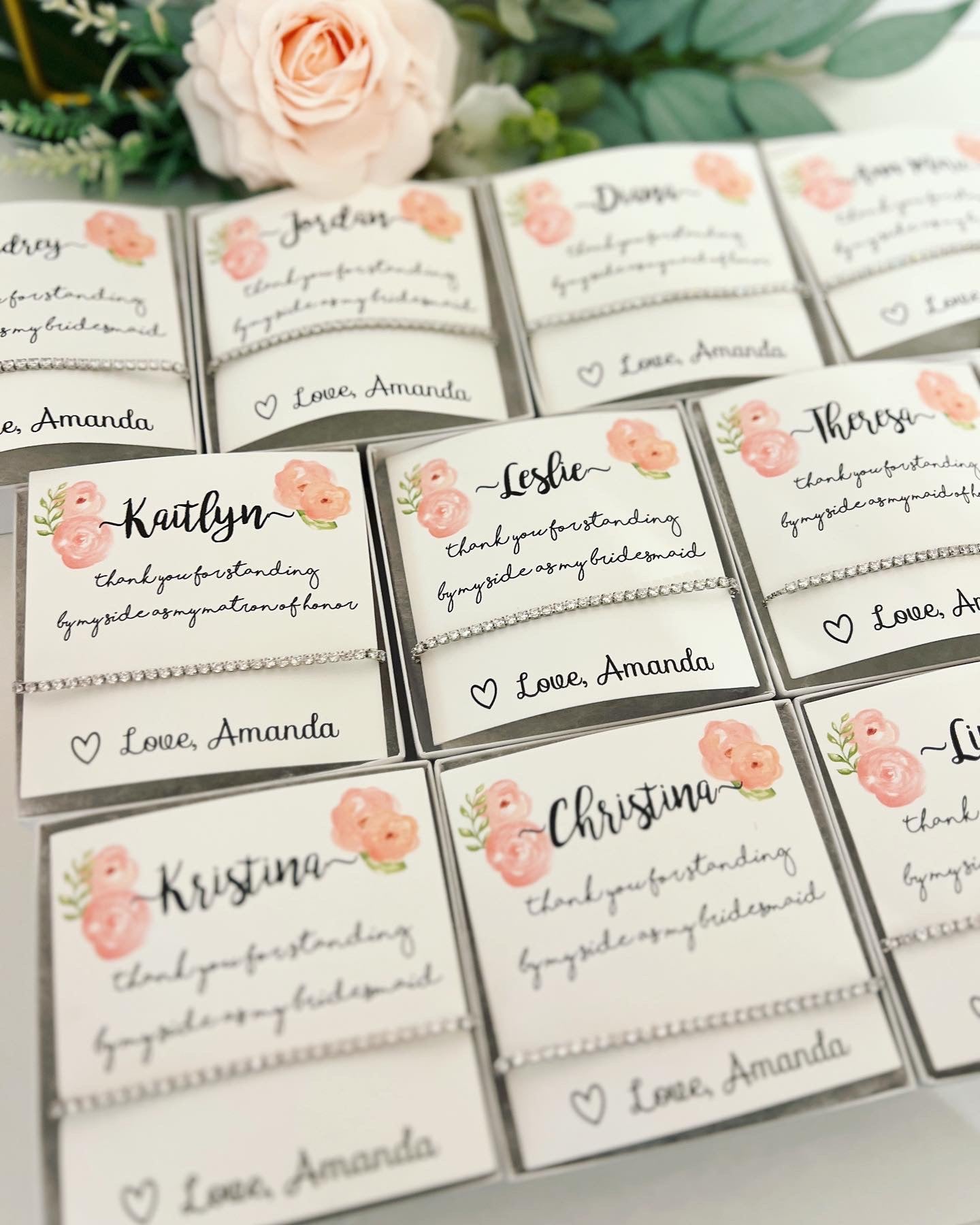 Today a bridesmaid, forever my friend bracelet!