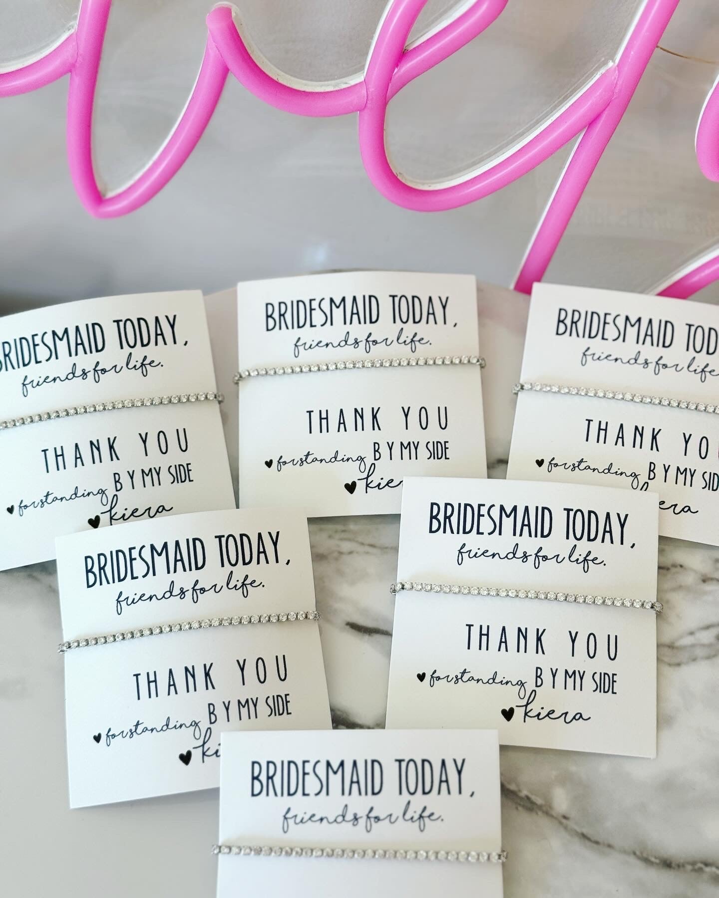 Bridesmaid Today, Friends for Life Bridal Party Bracelet