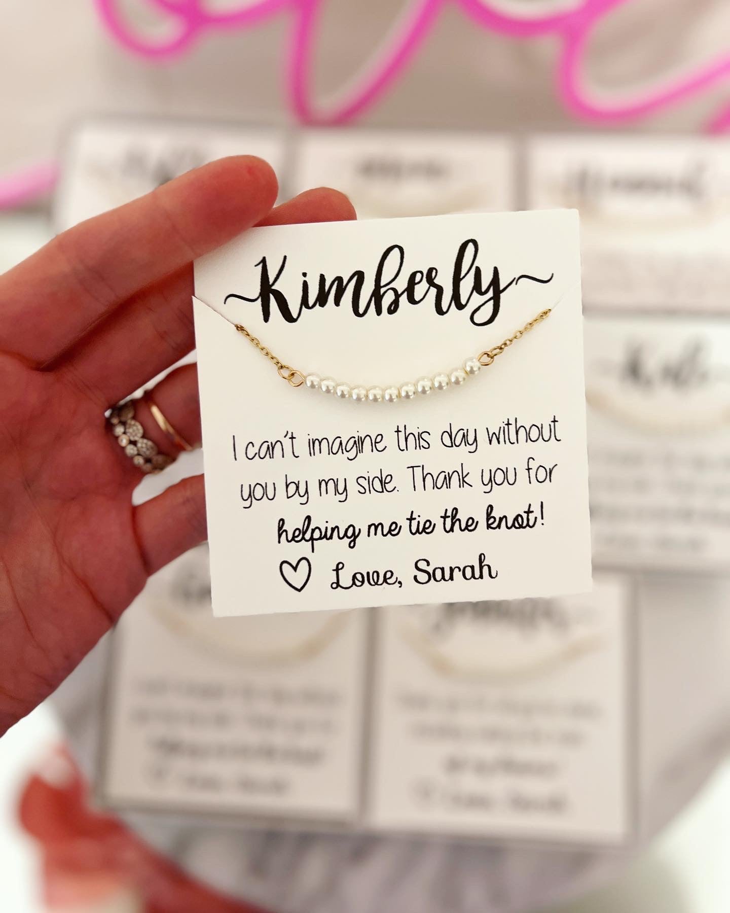 Dainty Pearl Bridesmaid Bracelet