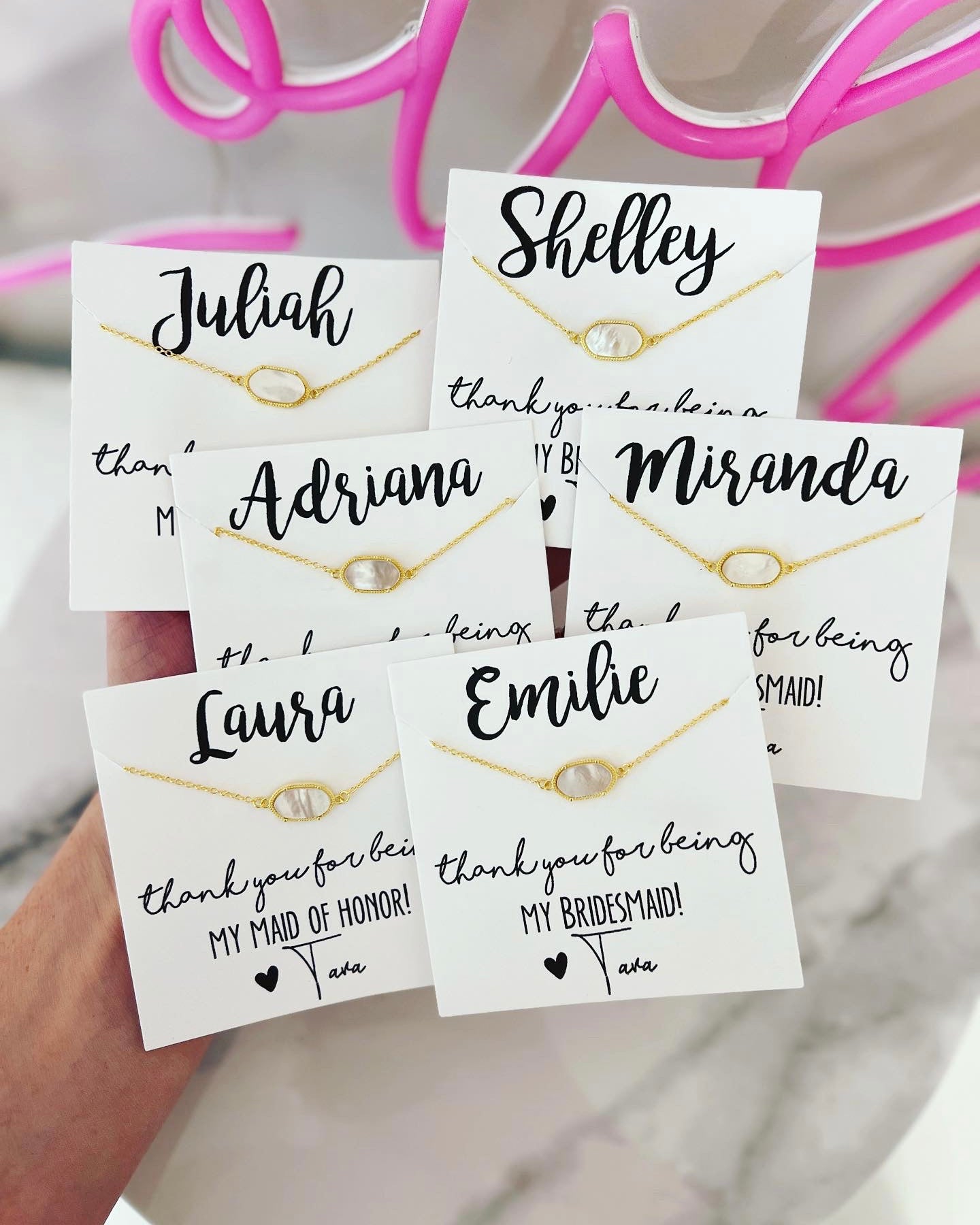 Pop the Champagne! Druzy Oval Stone OR Iridescent White+ Gold Bracelet for Bridesmaids