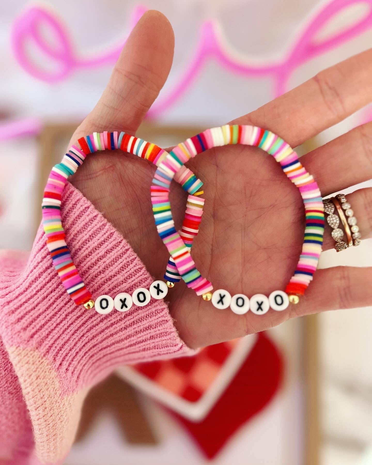 XOXO Teacher Valentine's day bracelet!