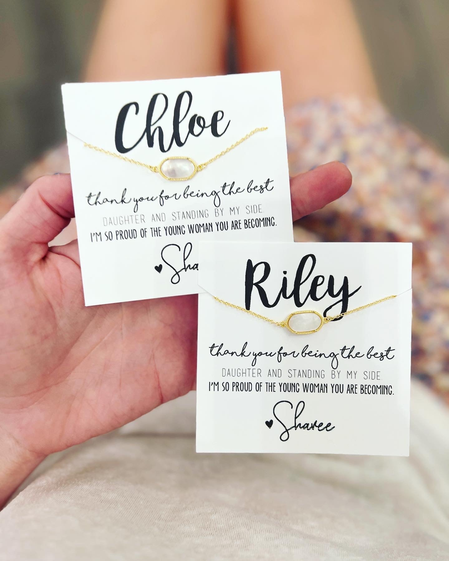 Thank Gift! Druzy or White Iridescent Oval Stone Bracelet