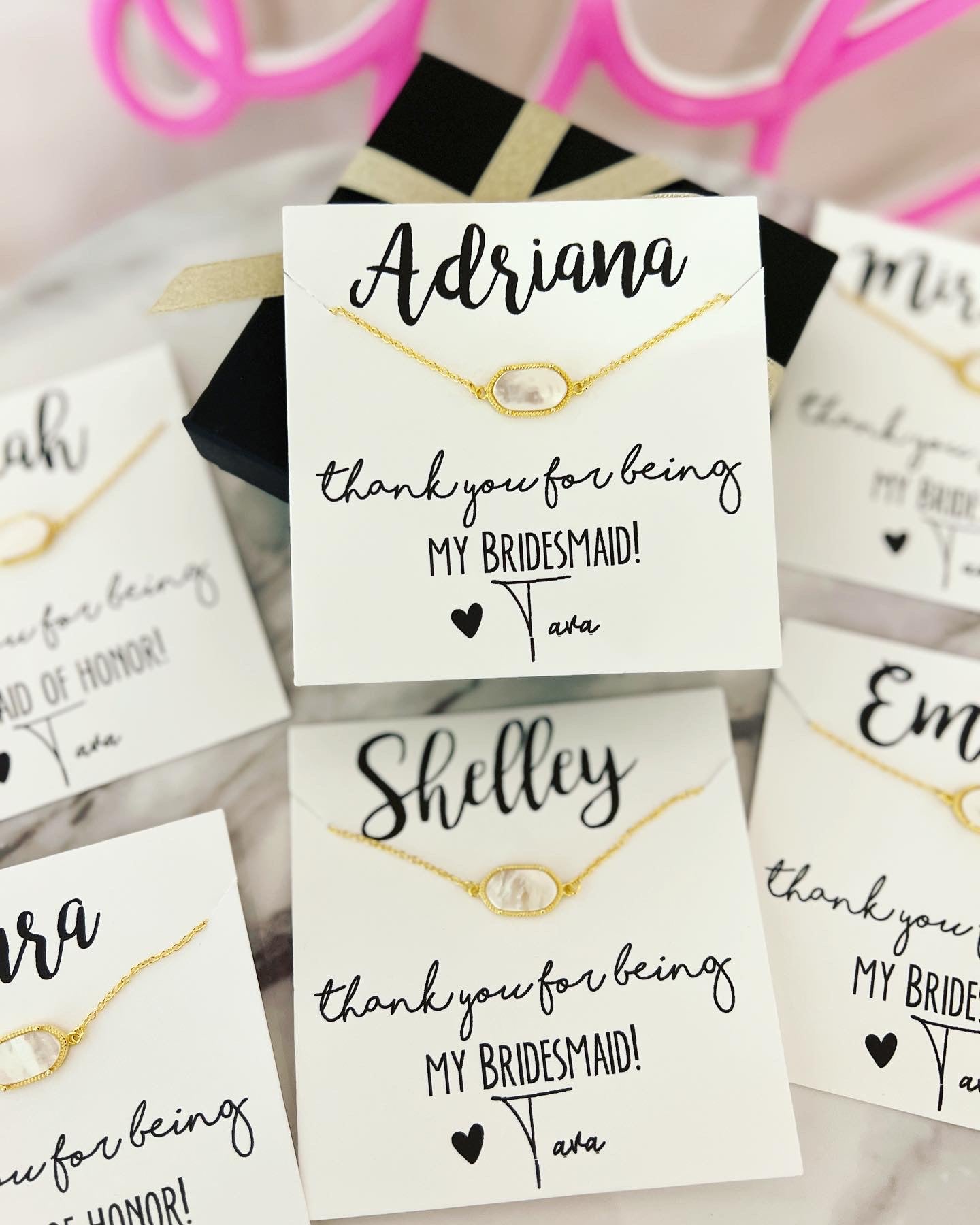 Pop the Champagne! Druzy Oval Stone OR Iridescent White+ Gold Bracelet for Bridesmaids