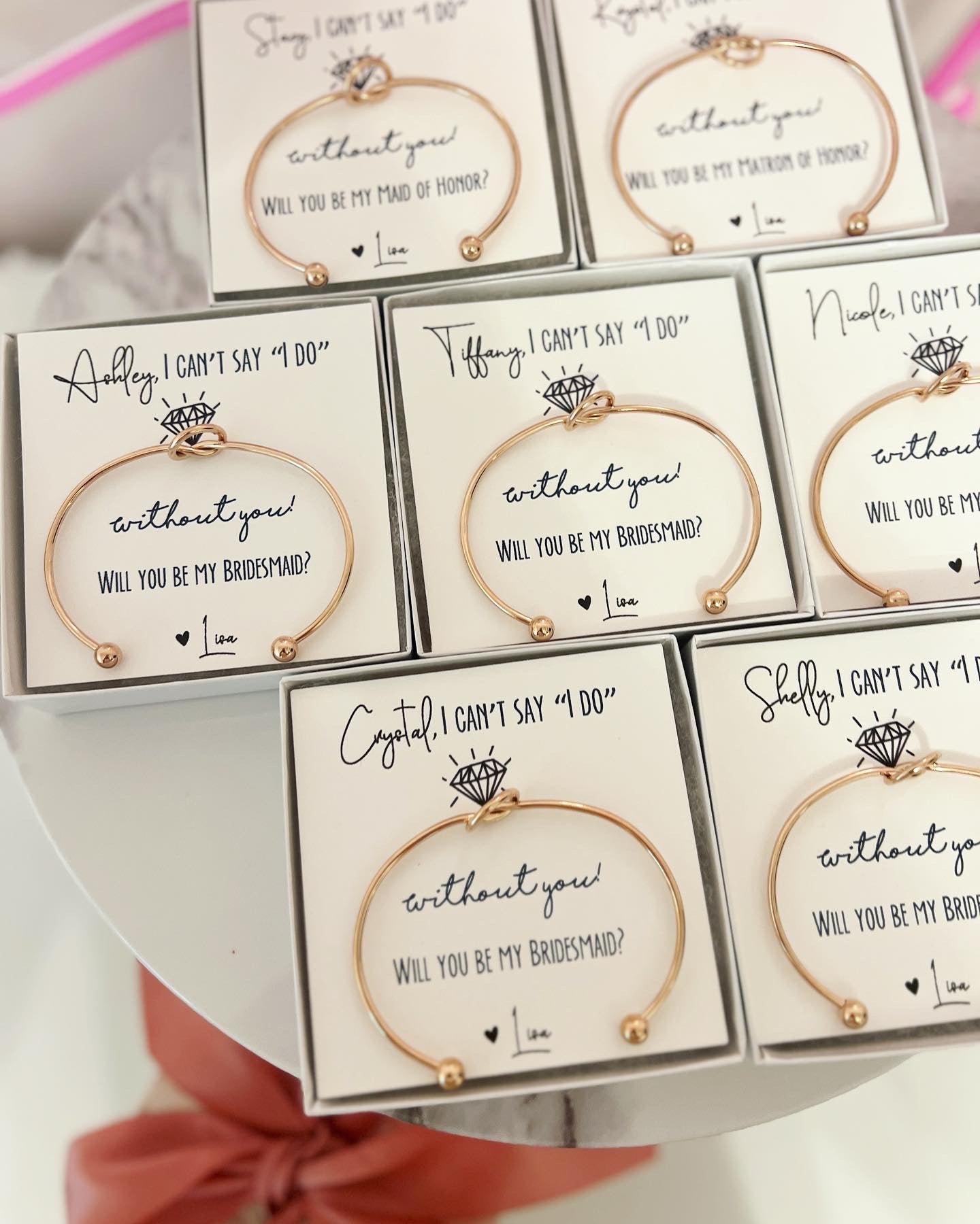 Can't Say "I Do" Without You! Knot Bangles