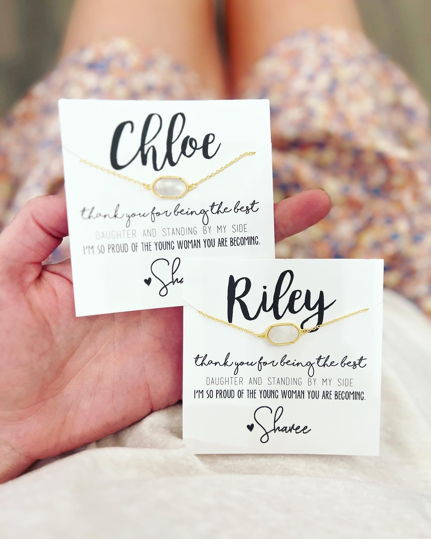 Thank Gift! Druzy or White Iridescent Oval Stone Bracelet