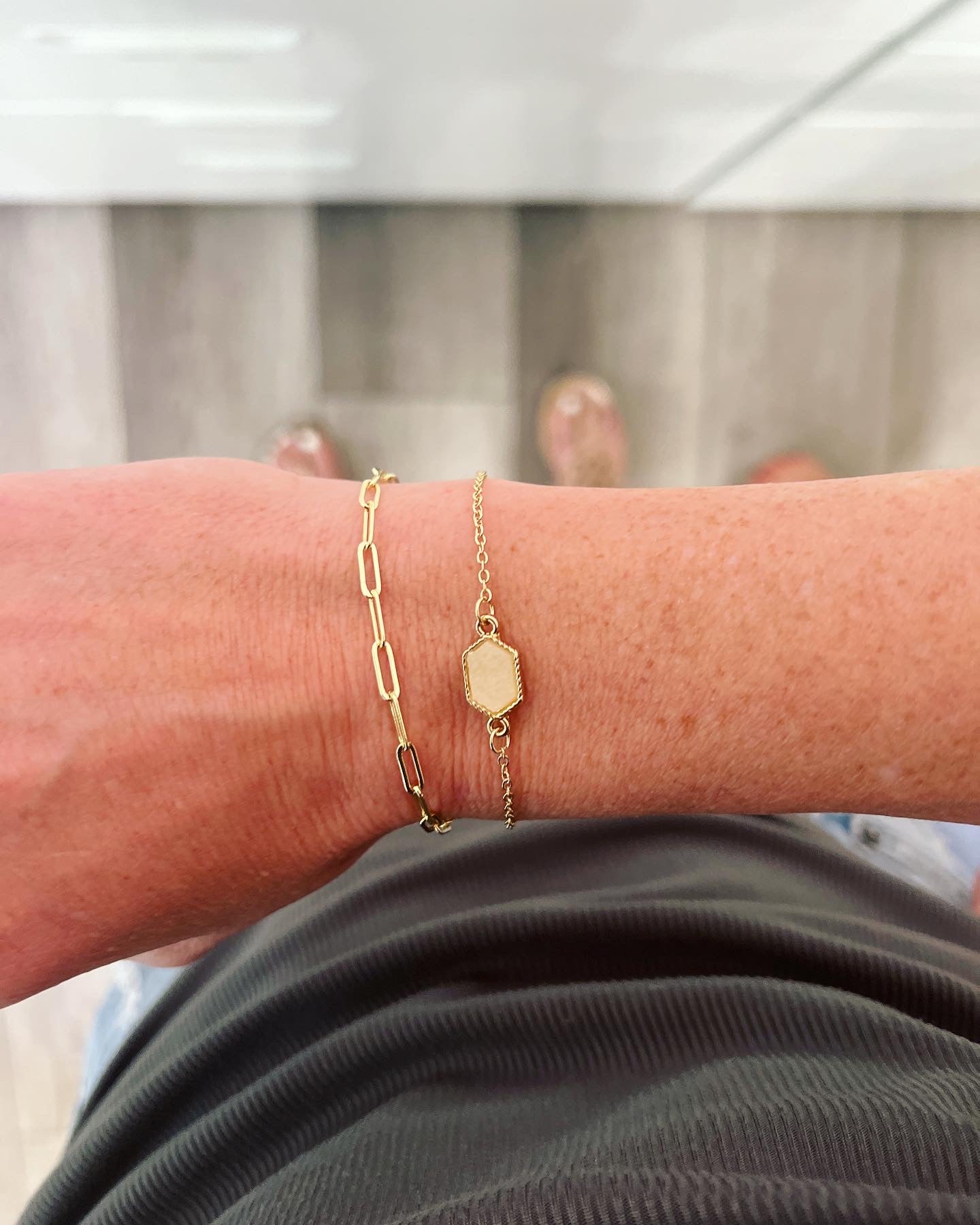 Pop the Champagne! Druzy Oval Stone OR Iridescent White+ Gold Bracelet for Bridesmaids