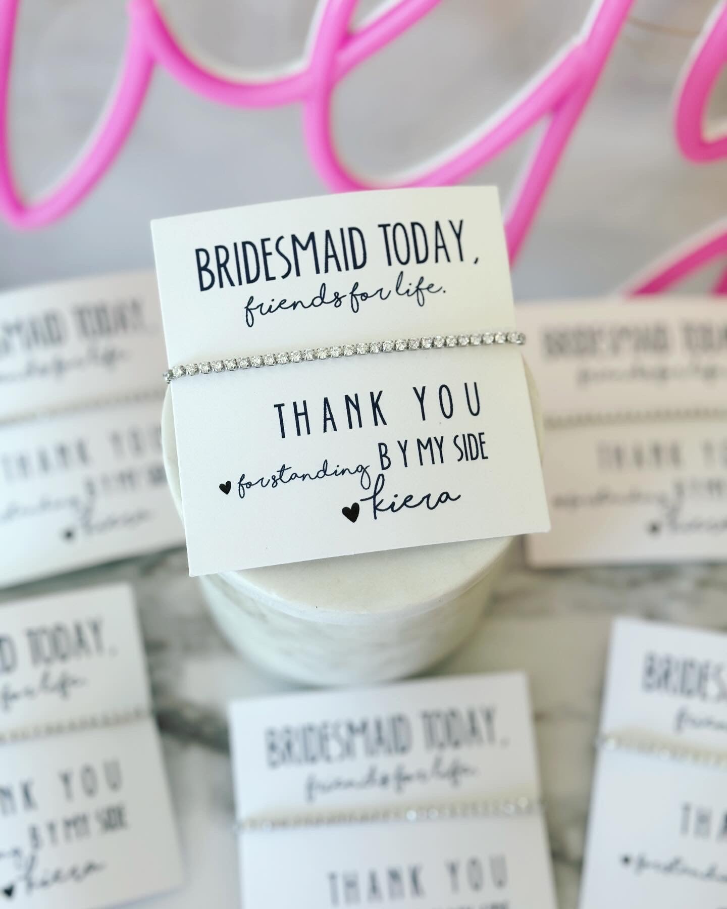 Bridesmaid Today, Friends for Life Bridal Party Bracelet