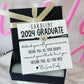Personalized Graduation Gift! Laser Engraved Cap & Tassel adjustable rope bracelet, Graduation gift, Adjustable Graduation bracelet, Gift for graduate, card + box included!