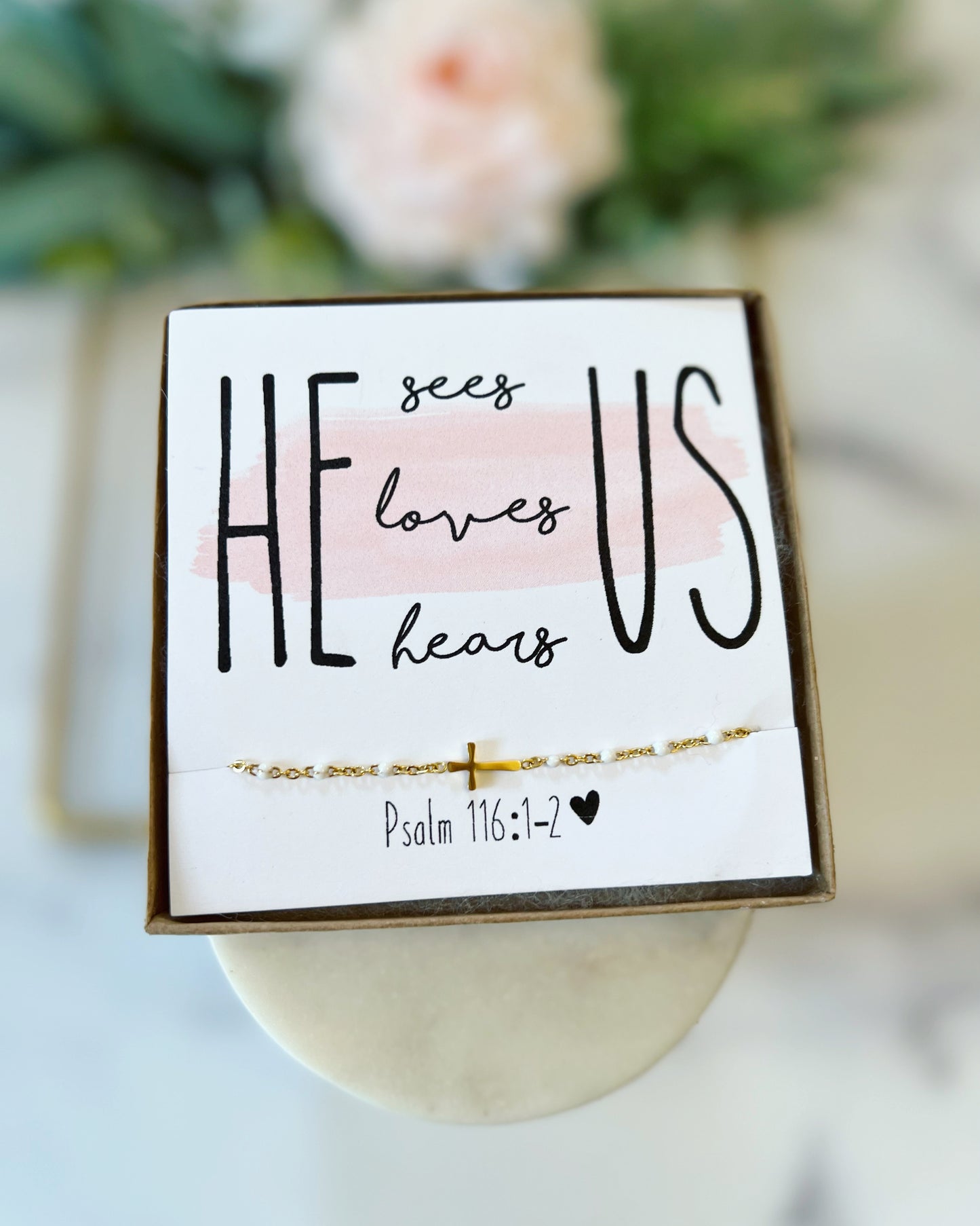 Cross Bracelet Encouragement Gift