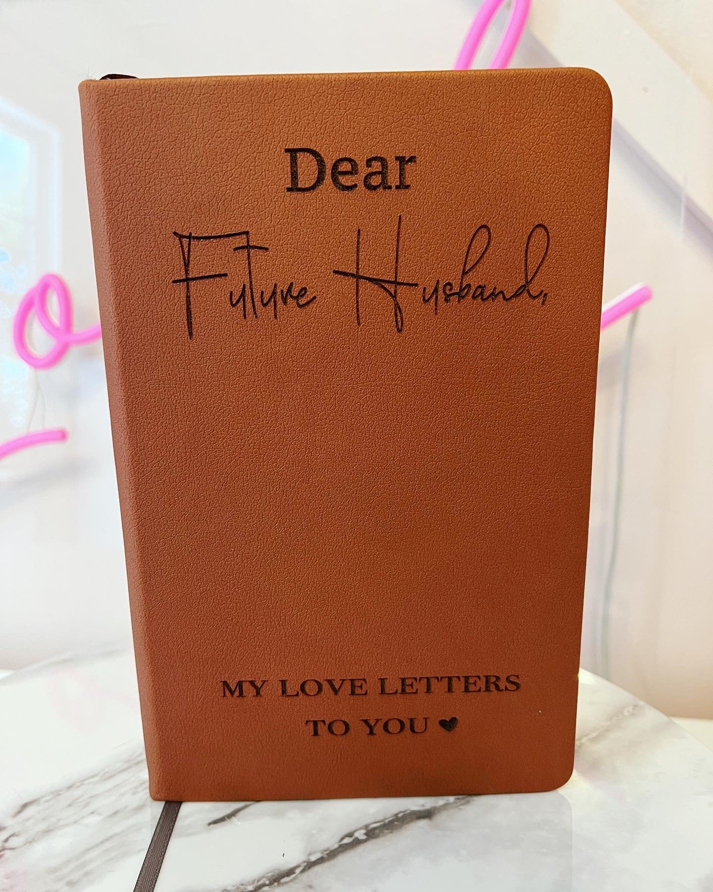 Dear Future Husband Engraved Notebook