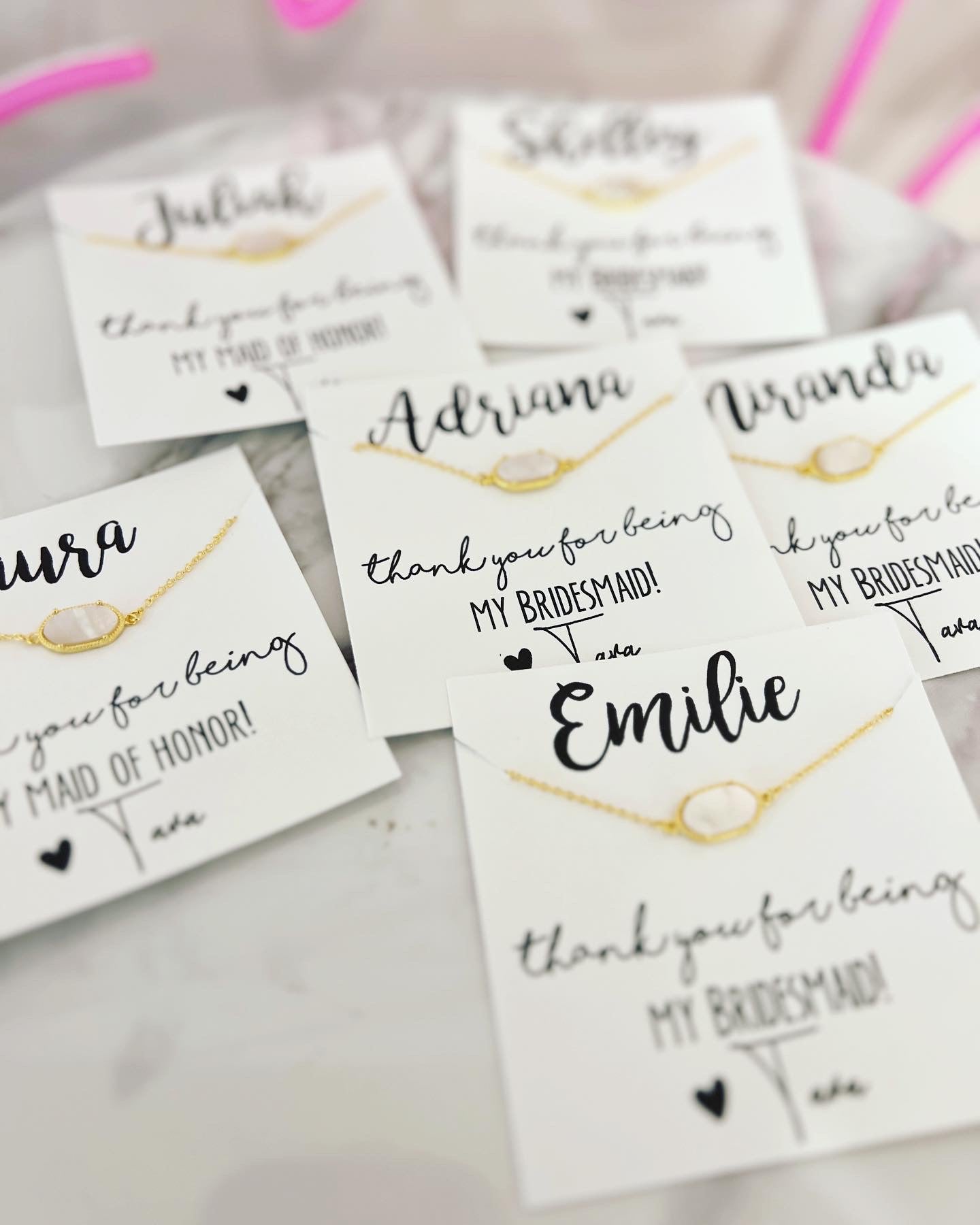 Pop the Champagne! Druzy Oval Stone OR Iridescent White+ Gold Bracelet for Bridesmaids
