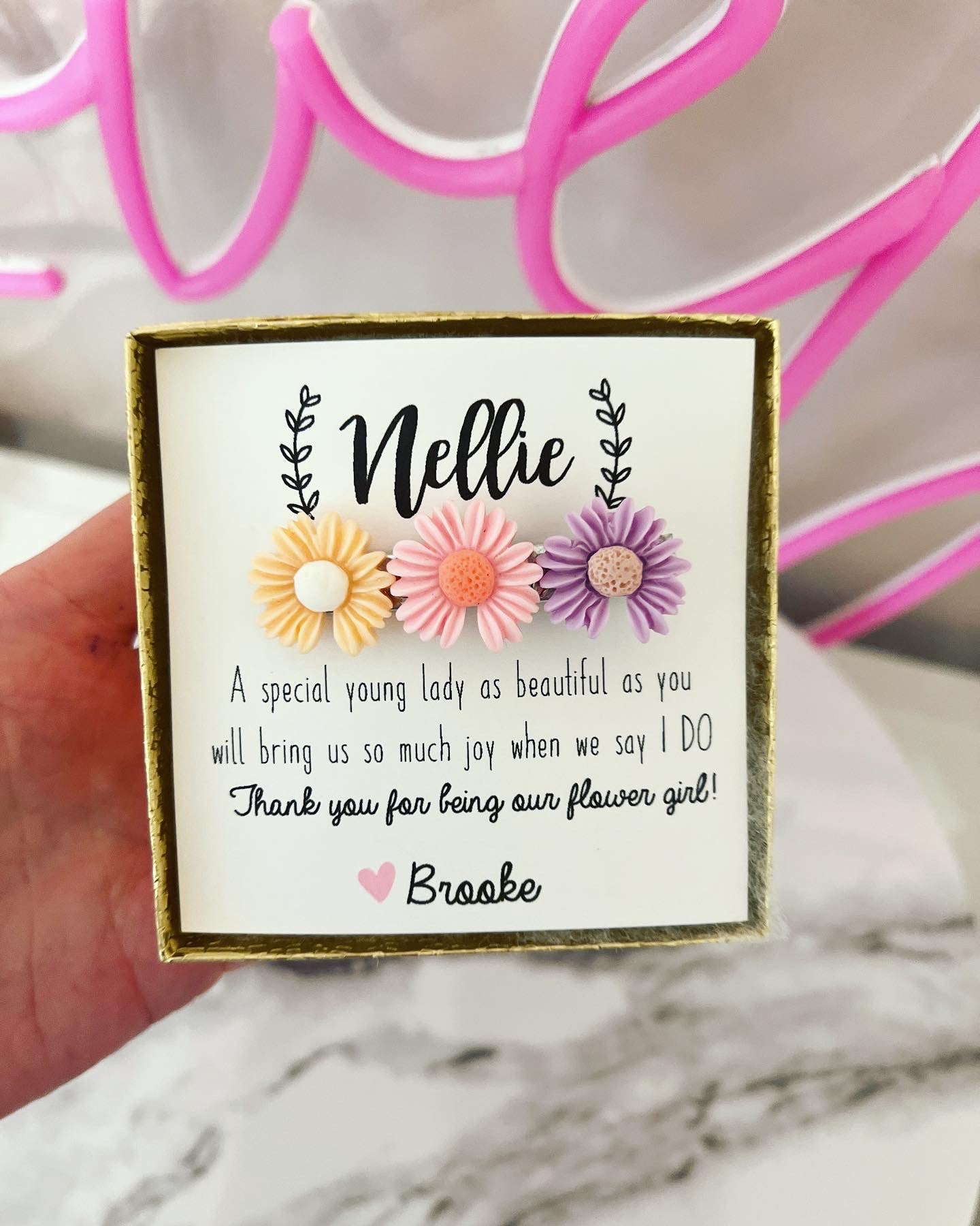 Flower Girl Thank you Box!