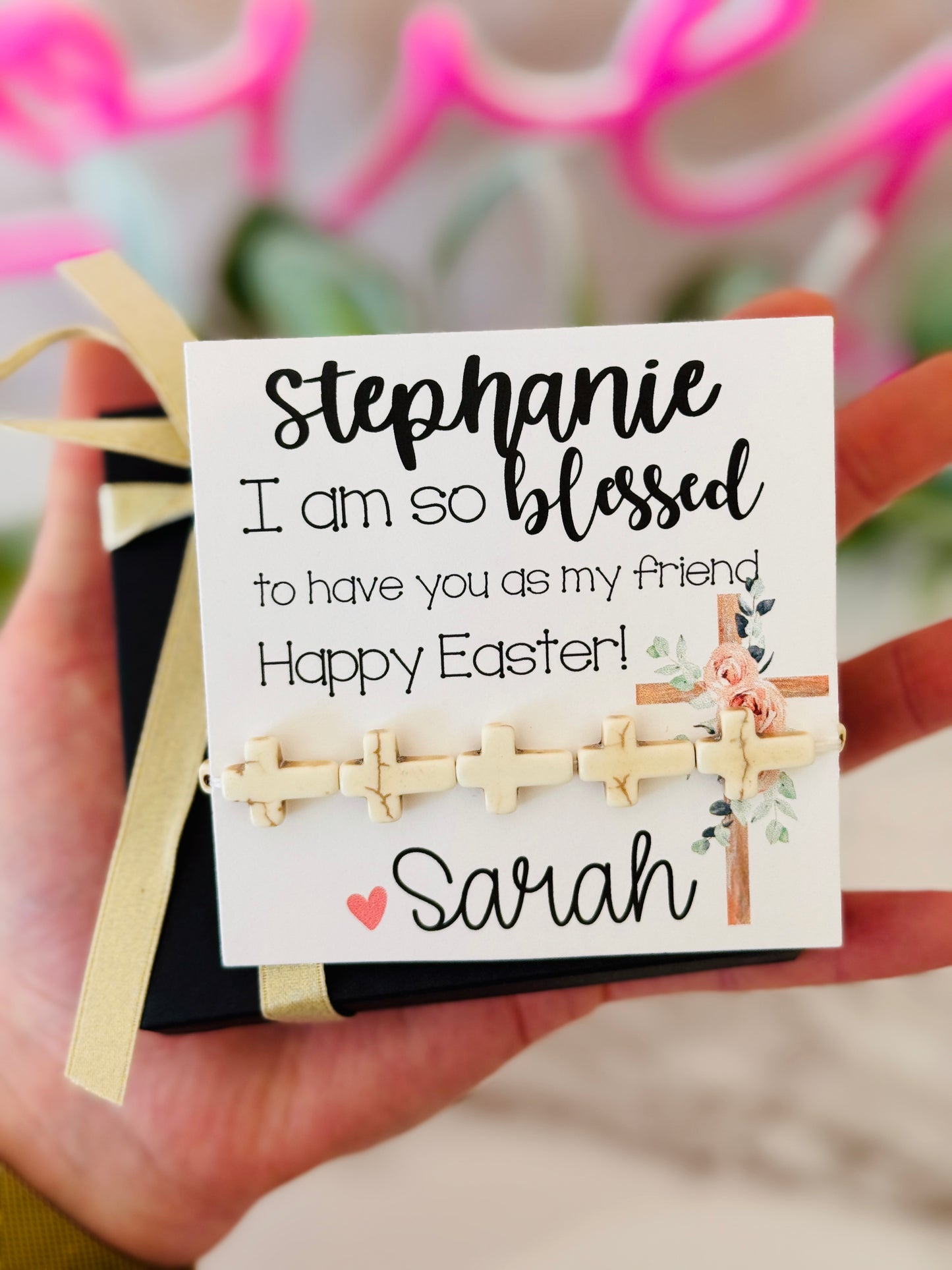 Easter Cross Bracelet Teacher Gift TOP SELLER 2025!