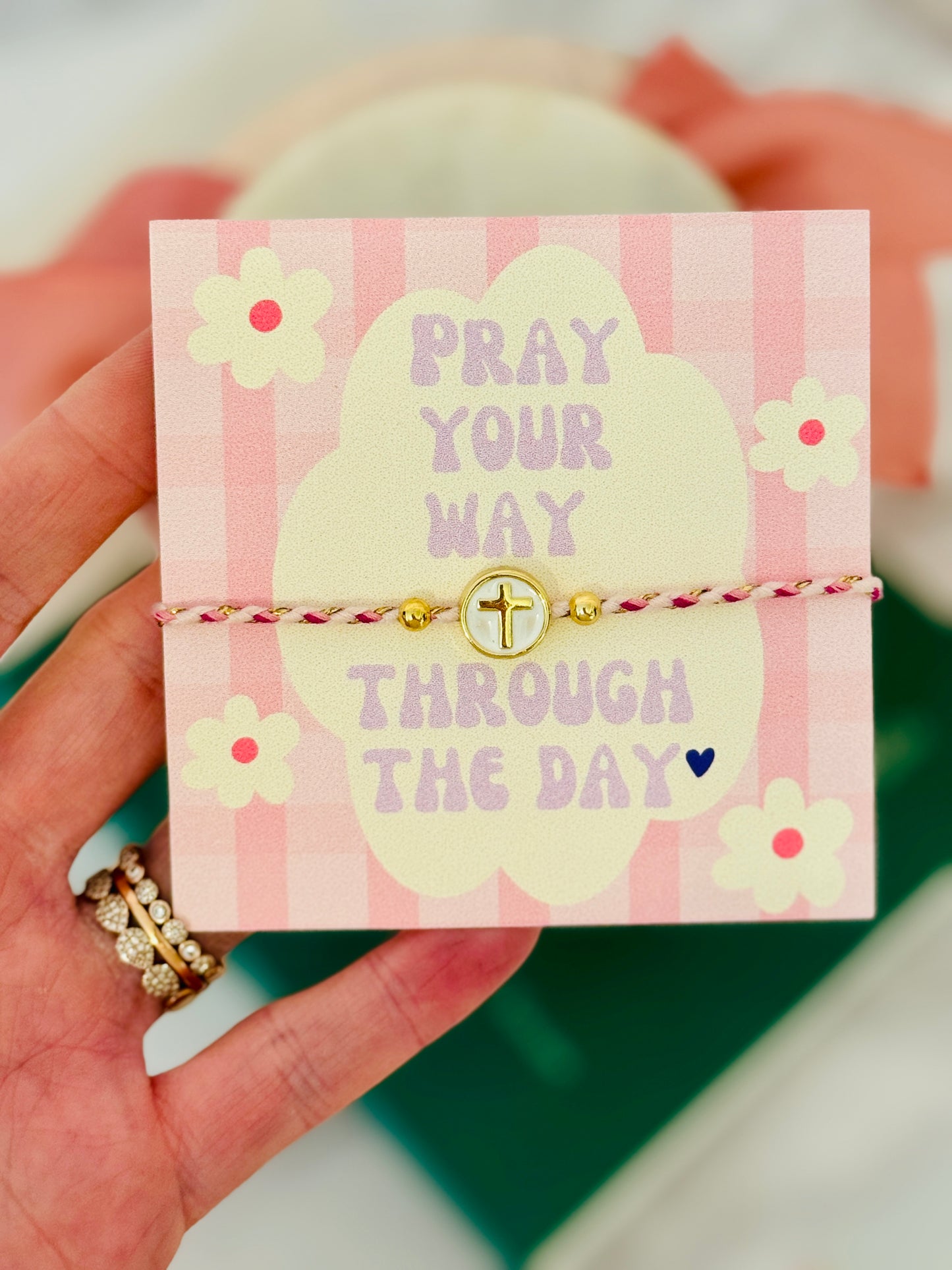 Pray Your Way Through the Day! Encouragement gift with card, box & ribbon included!