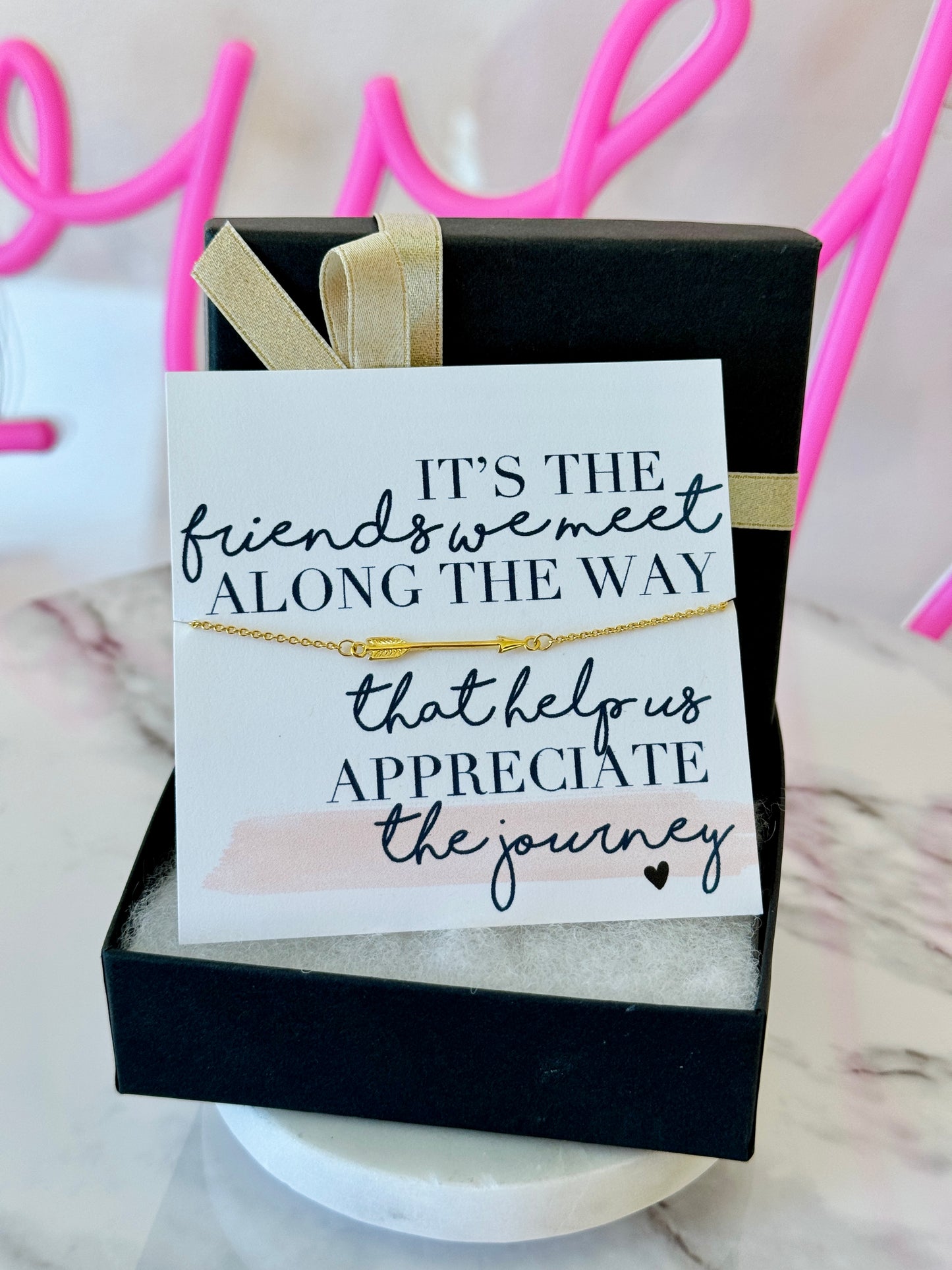 Friendship Arrow Necklace for Best Friend