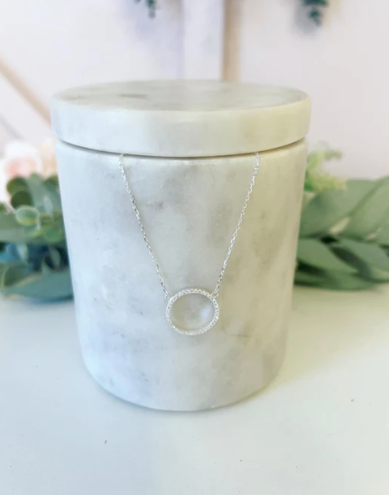 Best Friend Necklaces! Custom Card BFF girls, Two Eternity circle necklaces, card, box + ribbon included!