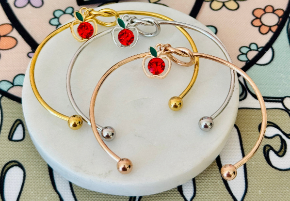 Holiday Christmas Teacher Gift! TOP SELLER back in stock! 🎄Non-Tarnish Knot Bangle!
