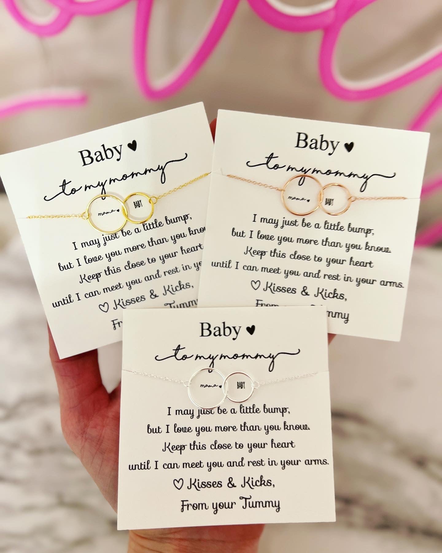 TOP SELLER! Non-Tarnish! New mom baby and me infinity necklace, Congratulations baby gift, pregnancy gift, baby shower & gender reveal gift! NON-Tarnish! 552 FIVE STAR REVIEWS!