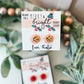 Festive Bow Earrings Holiday Gift