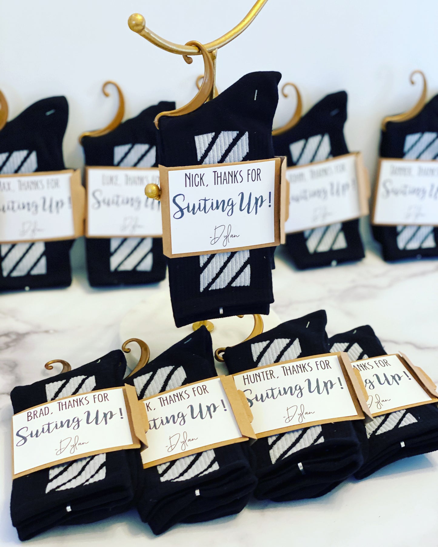 Thanks For Suiting Up! Groomsman Socks