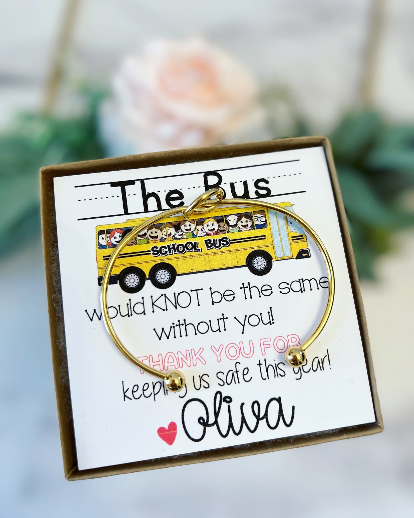 Bus Driver End of Year Thank You Gift