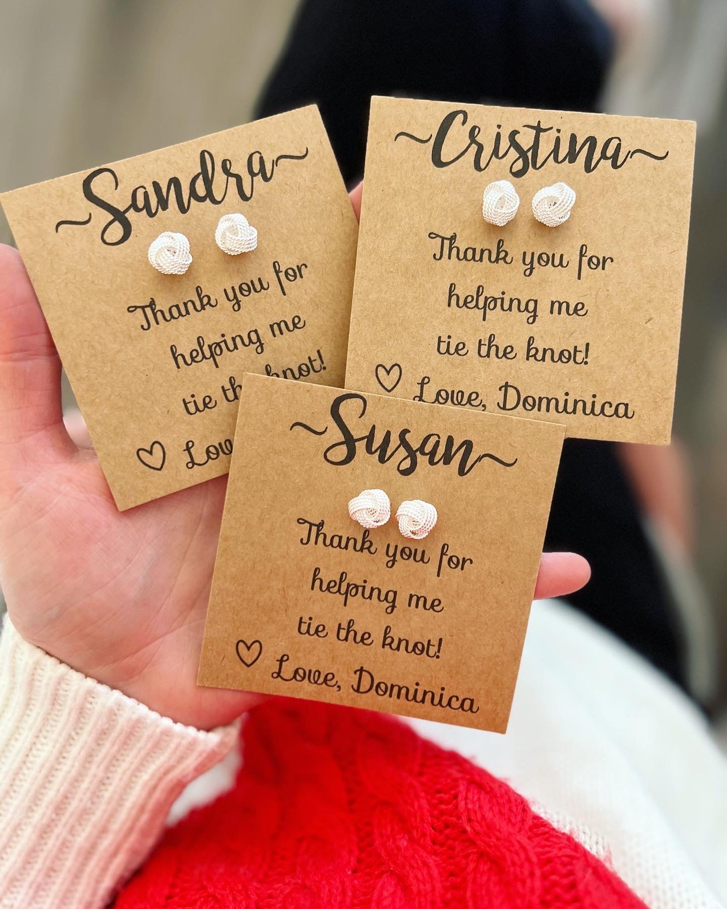 Knot Bridal Party Earrings