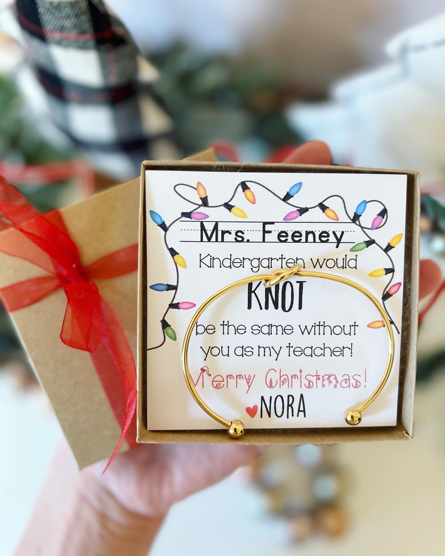 School Would KNOT Be The Same! Teacher Gift