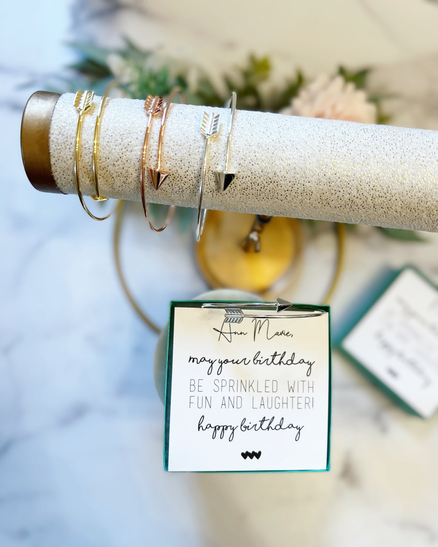 Arrow Bangle Birthday Gift