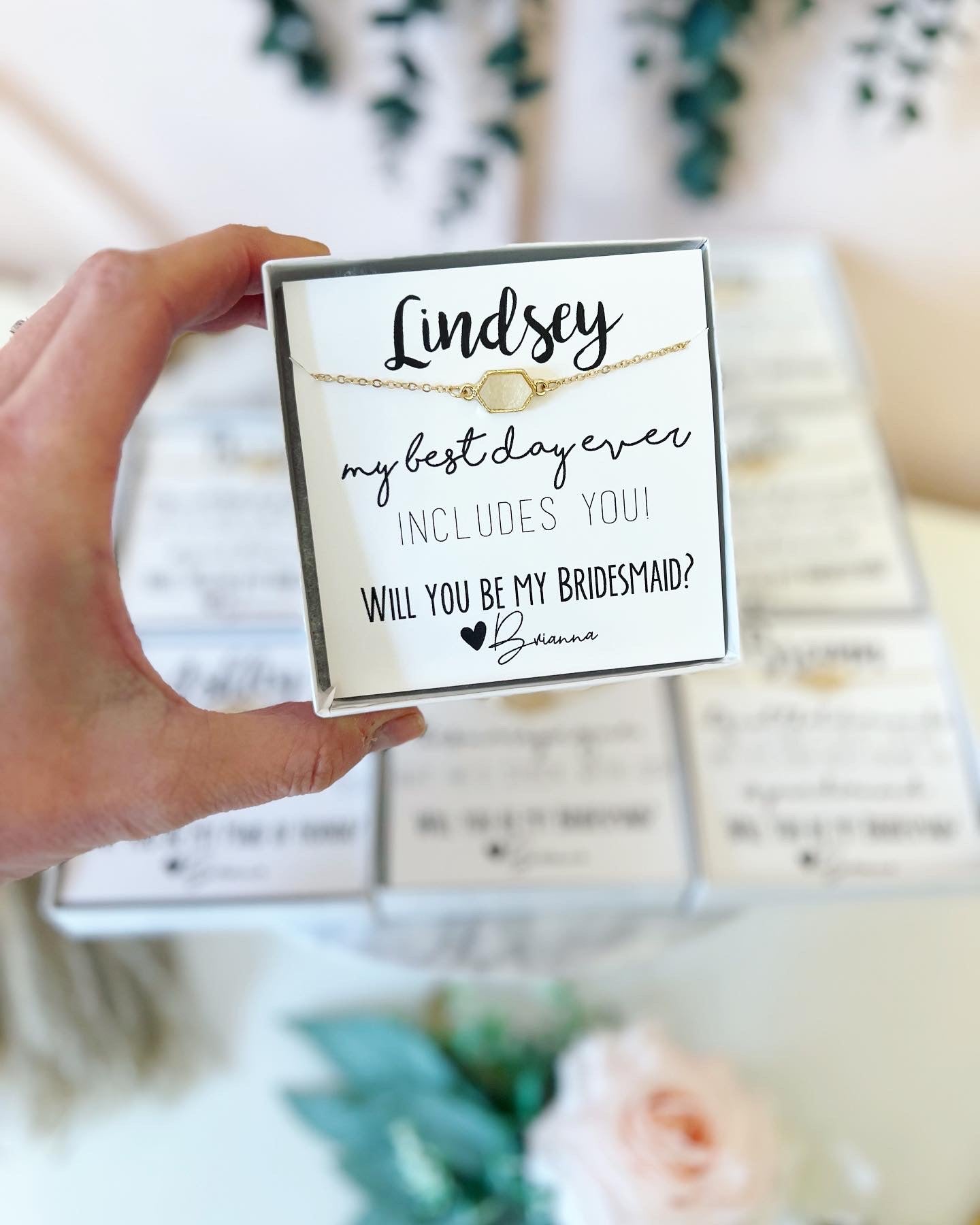 Druzy Oval Bridesmaid Bracelets