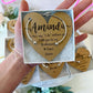 Bridesmaid Knot Bangle & Heart Card