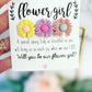 Flower Girl Box! Clay Beaded Bracelet and Flower Hair Clip