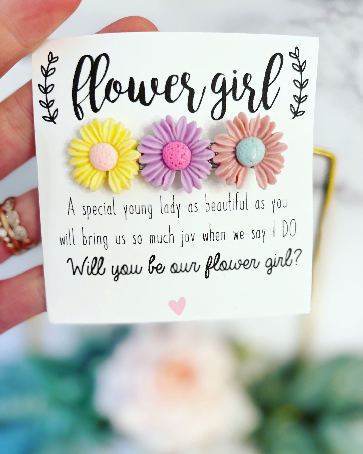 Flower Girl Box! Glasses, Purse, Clip & Bracelet