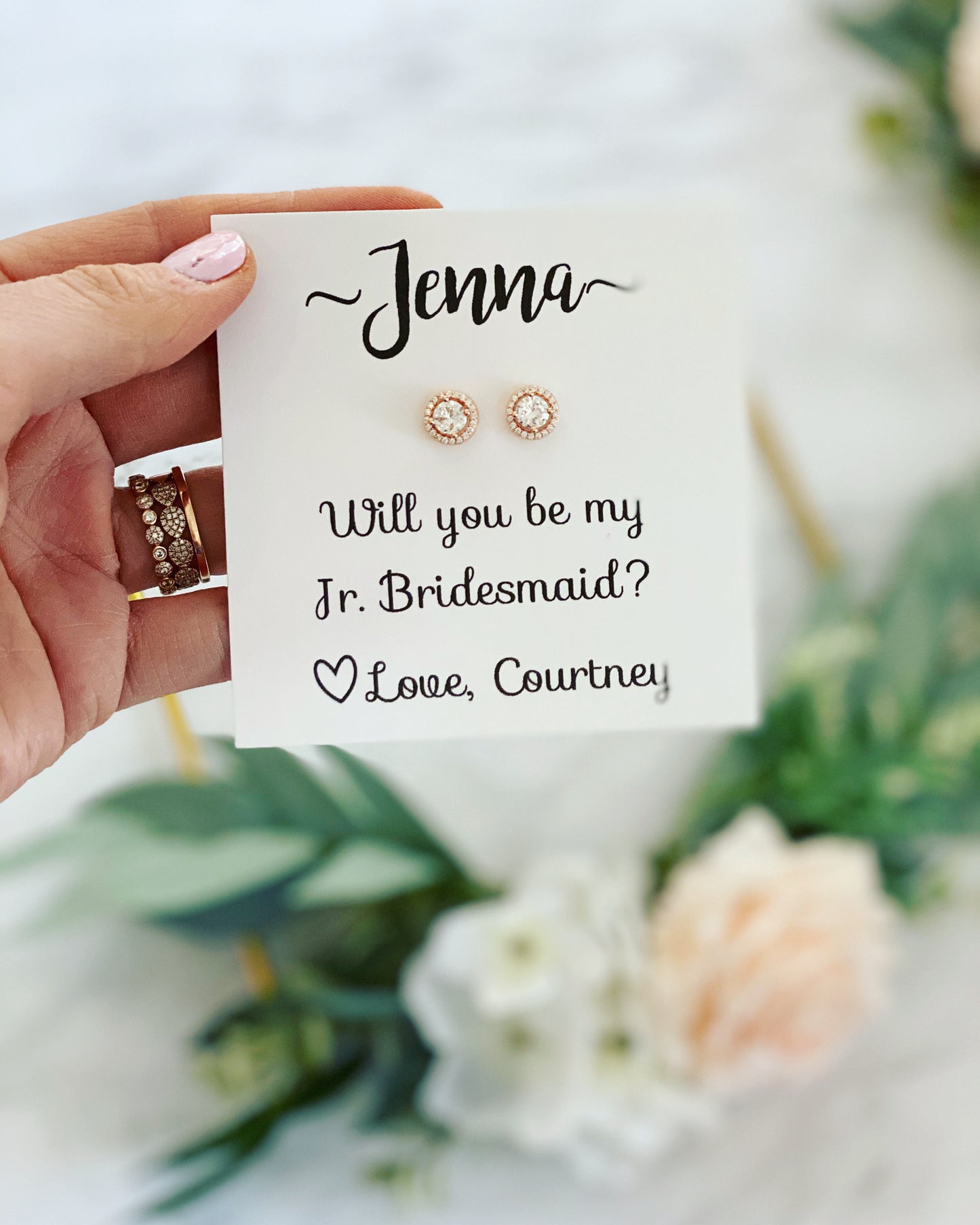 Bridesmaid Gifts! Cubic Zircon Earrings