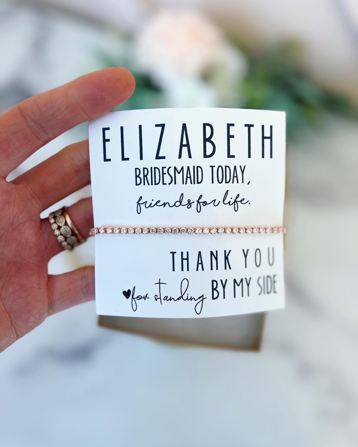 Bridesmaid Today, Friends for Life Bridal Party Bracelet