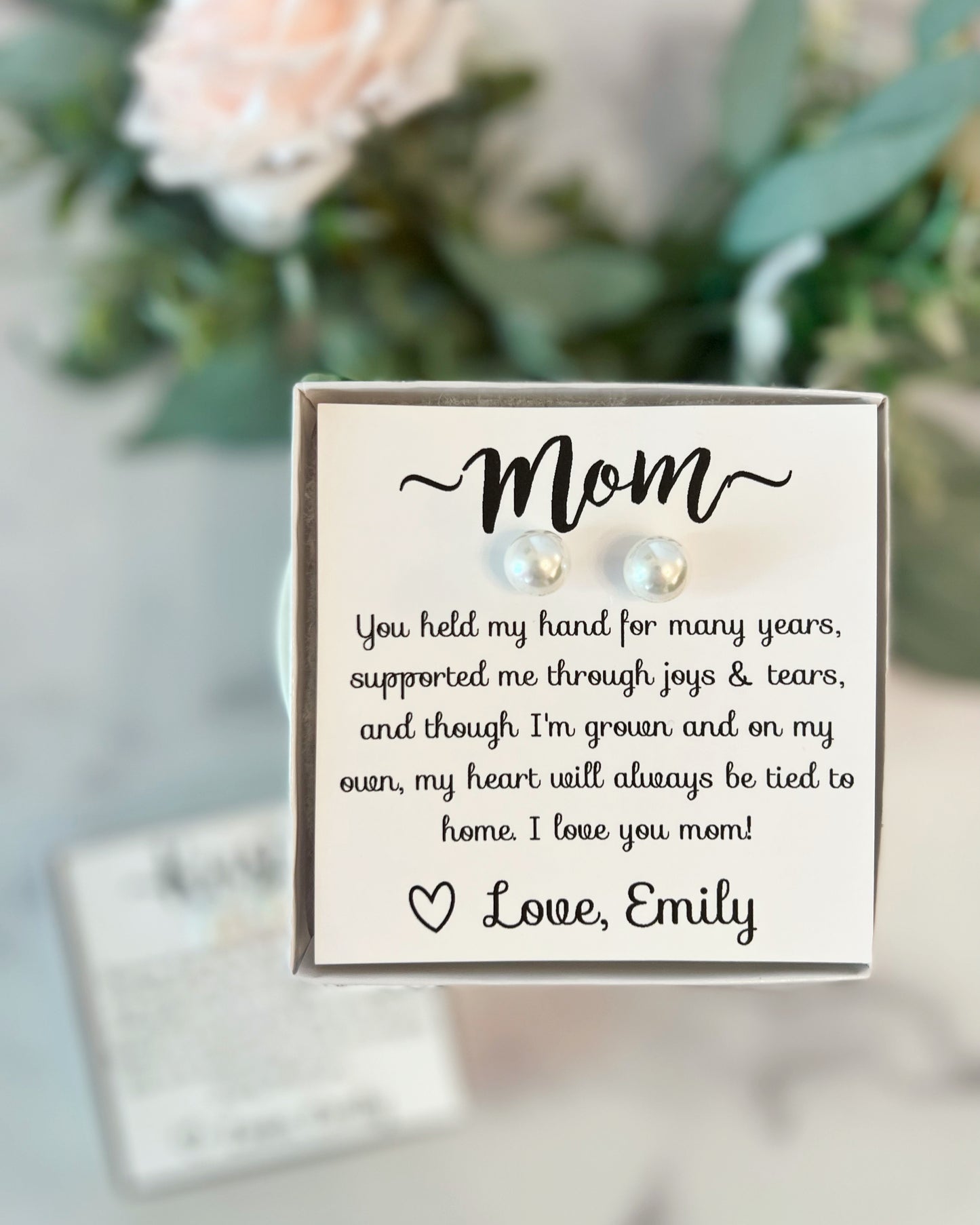 Mother of the Bride Pearl Earrings