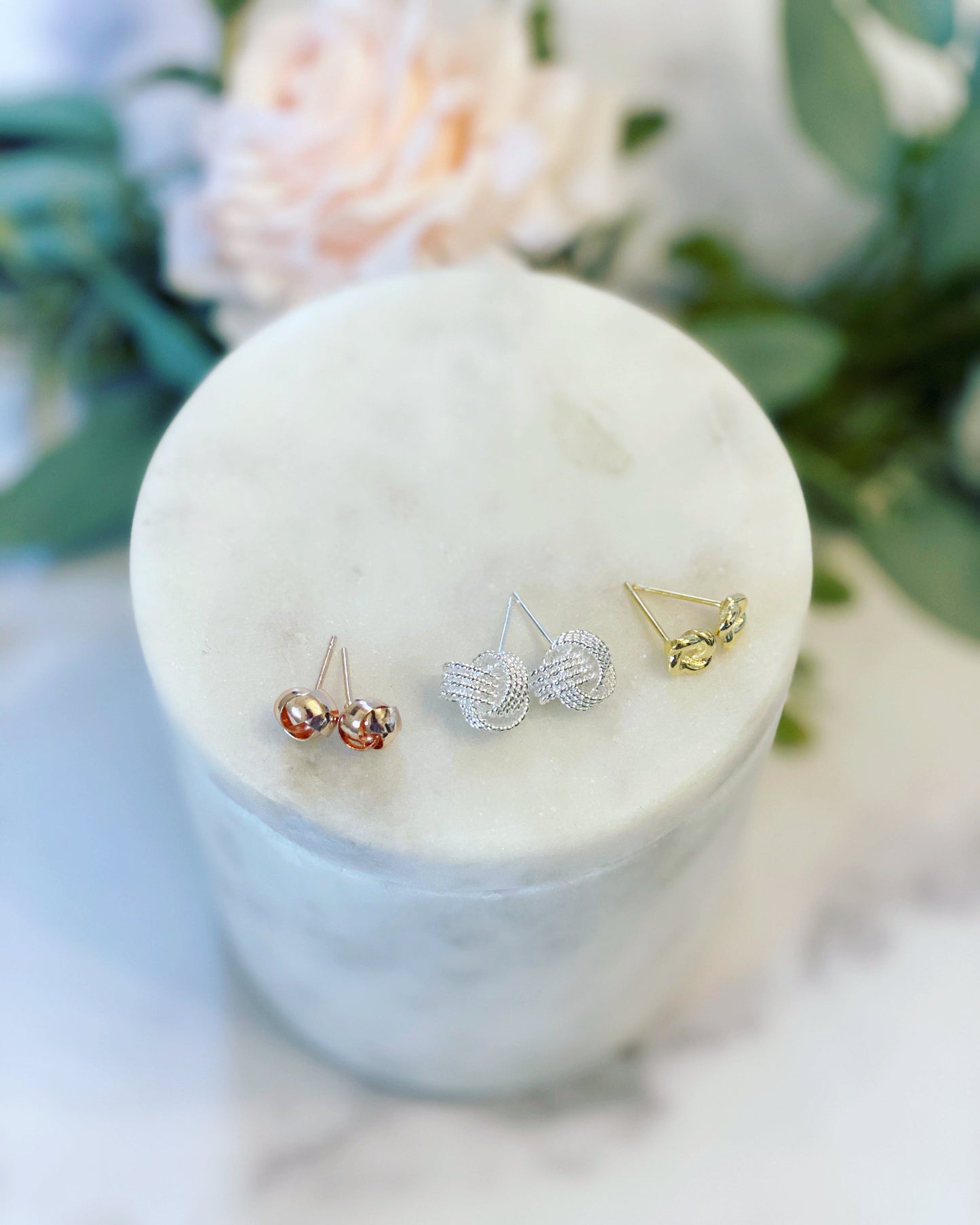 Knot Earrings Thank You Gift