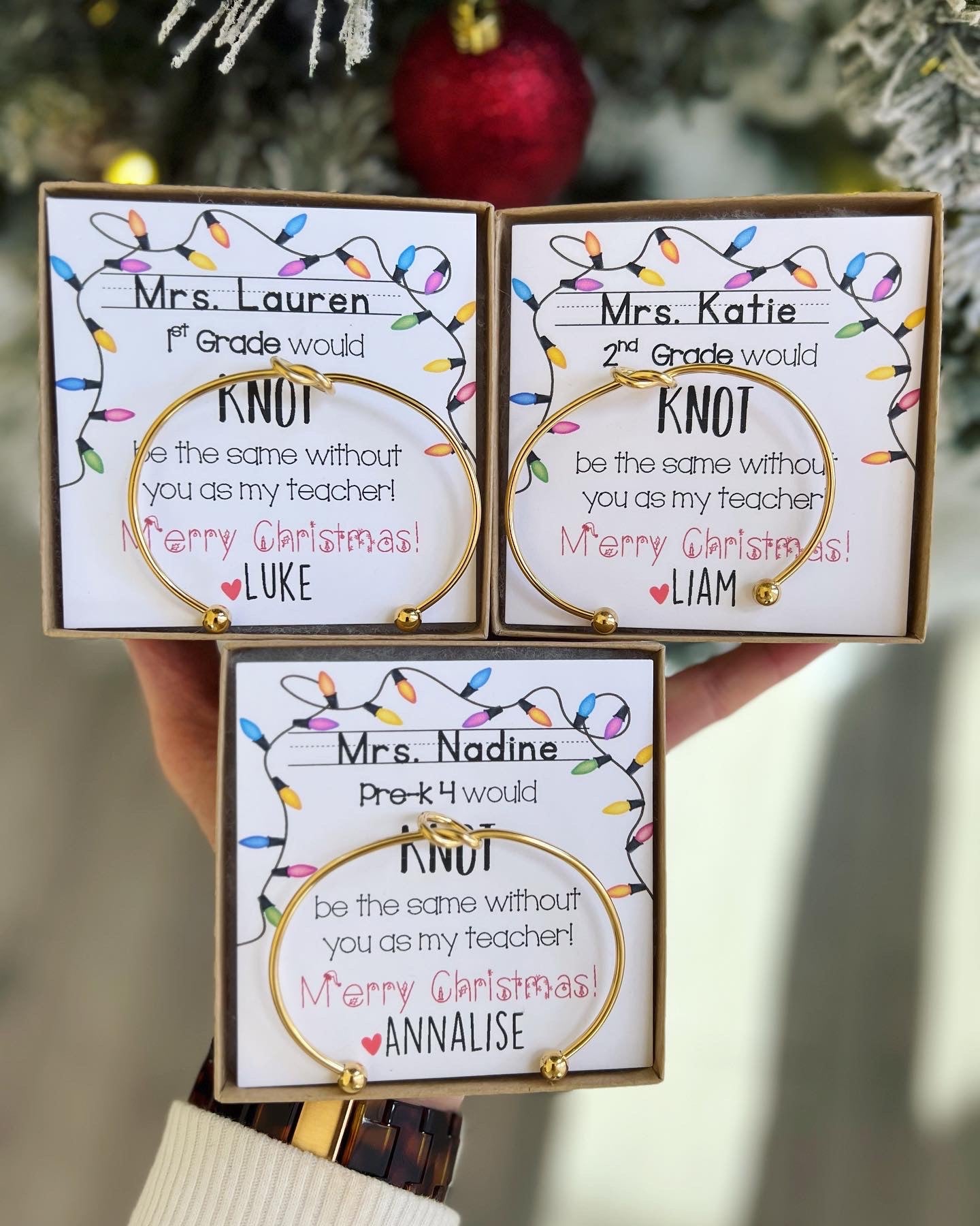 School Would KNOT Be The Same! Teacher Gift