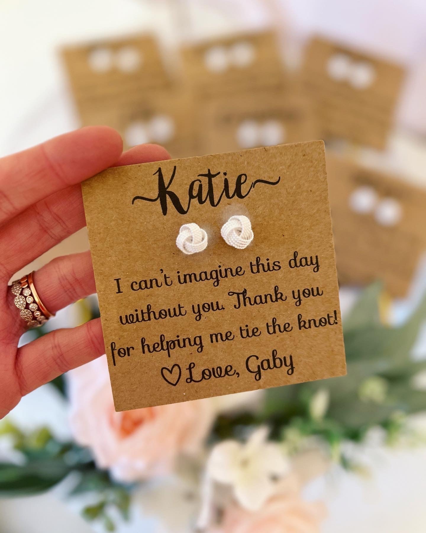 Knot Bridal Party Earrings
