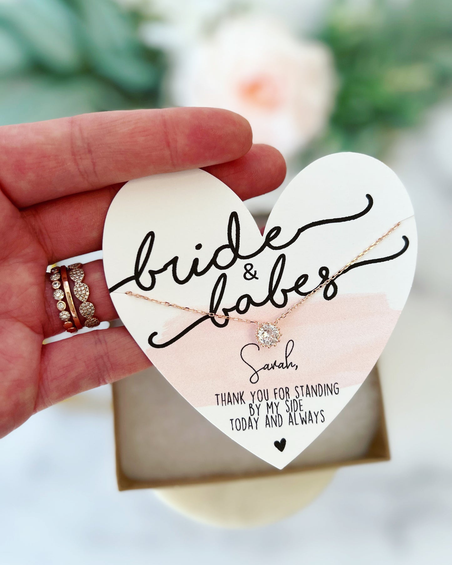 Bride & Babes Bridesmaid Necklace