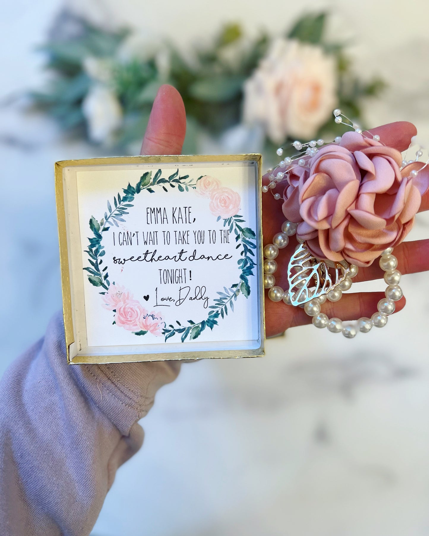 Flower Corsage for Daddy Daughter Dance