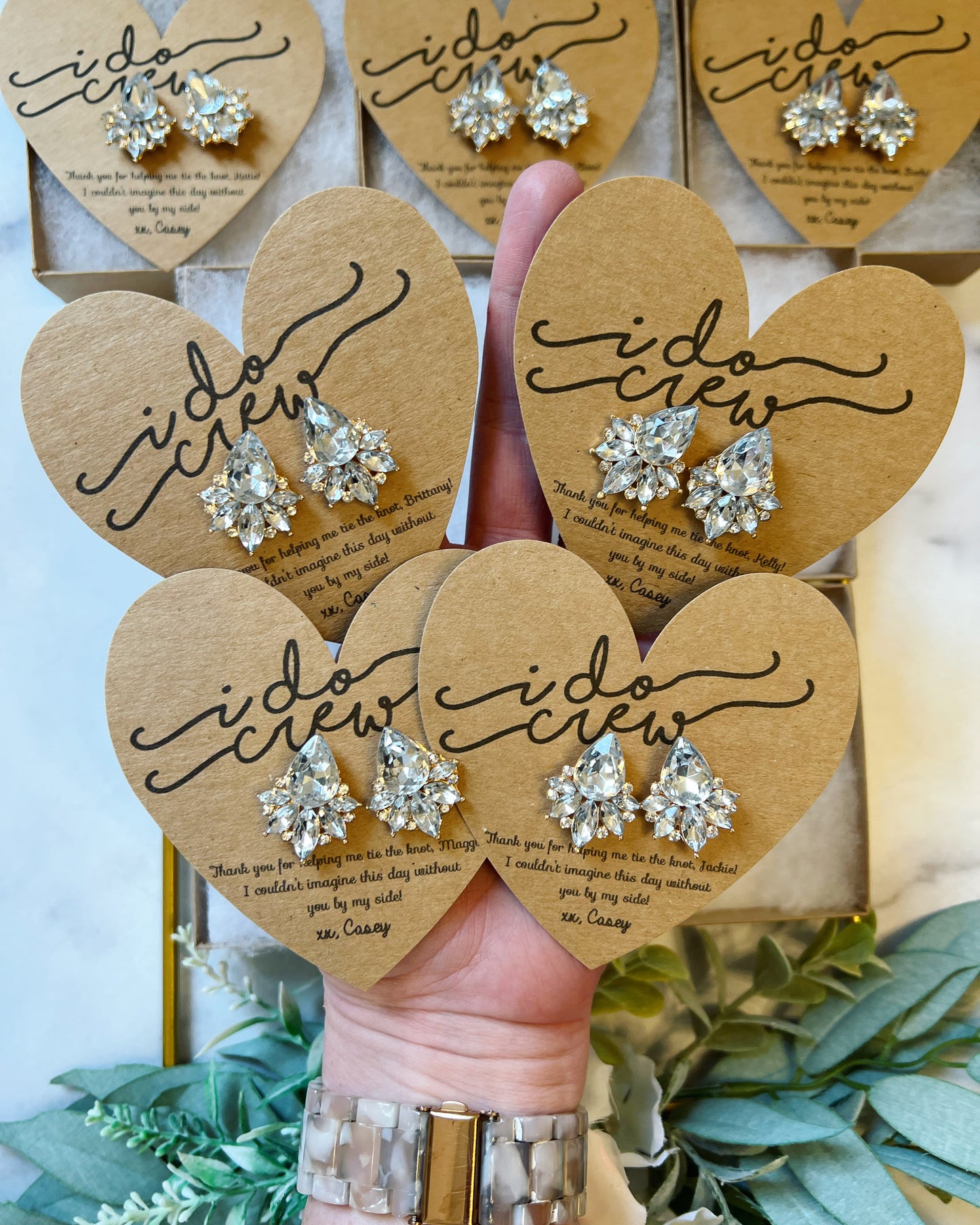 Bridesmaid Opal earrings I do crew gifts! TOP SELLER!