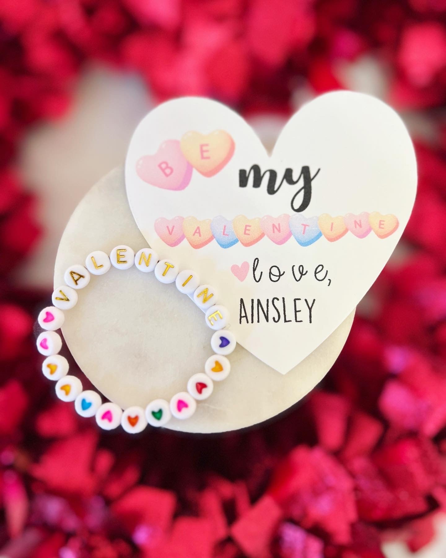 Be My Valentine Bracelet! Kid or Adult Size