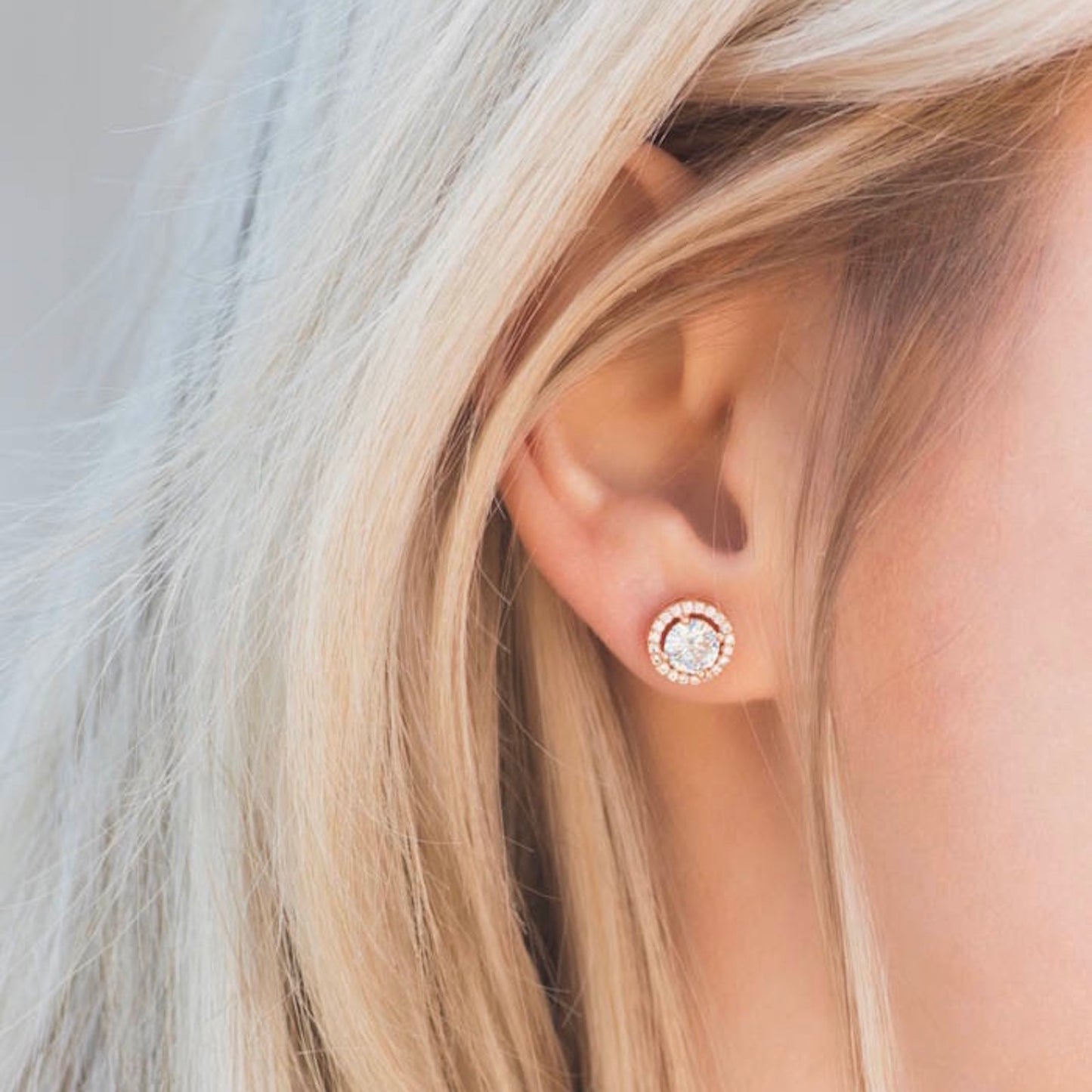 Lucky Bride! CZ Earrings