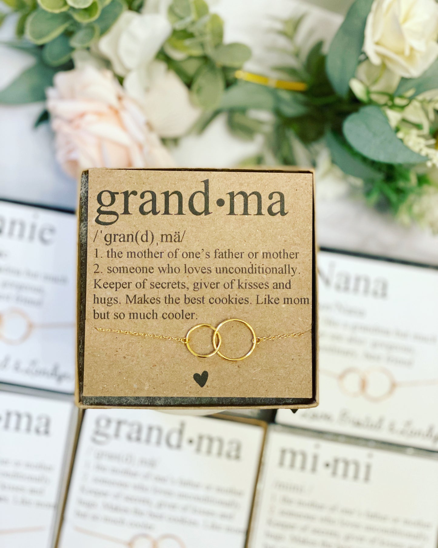 Grandma Necklace, Mothers Day Gift