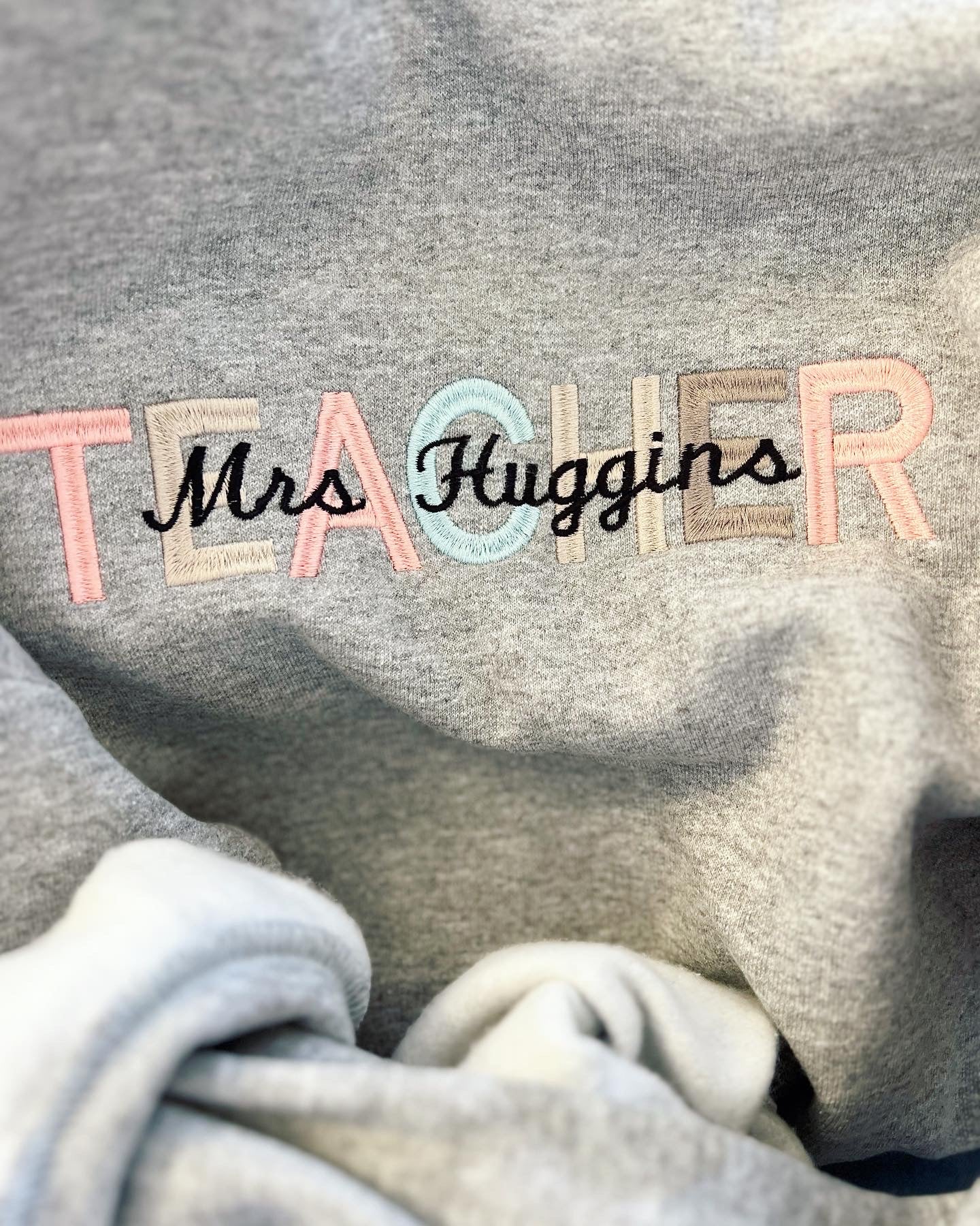 Teacher Name Sweatshirt