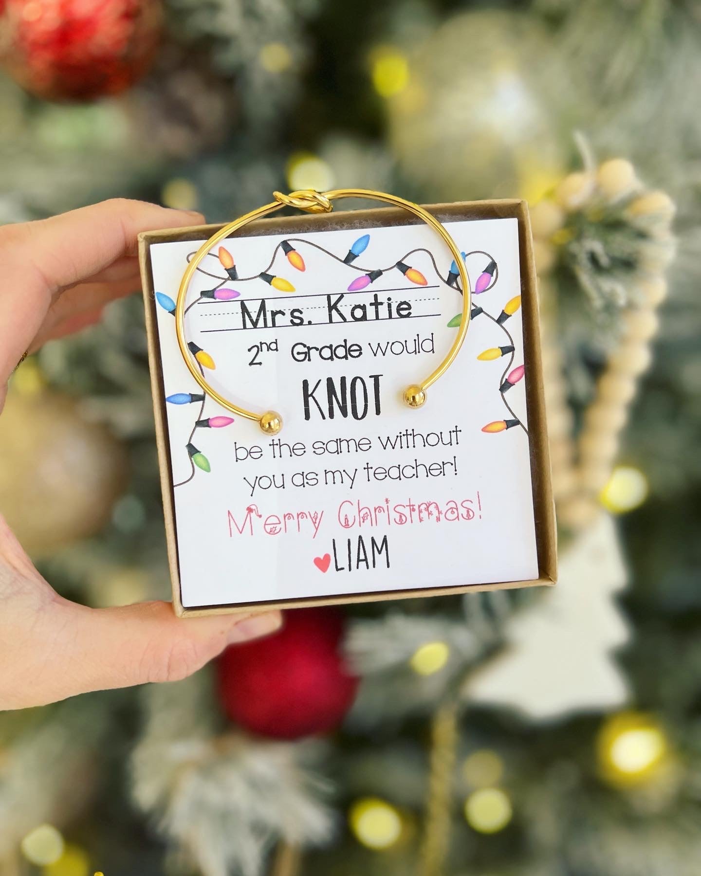 School Would KNOT Be The Same! Teacher Gift