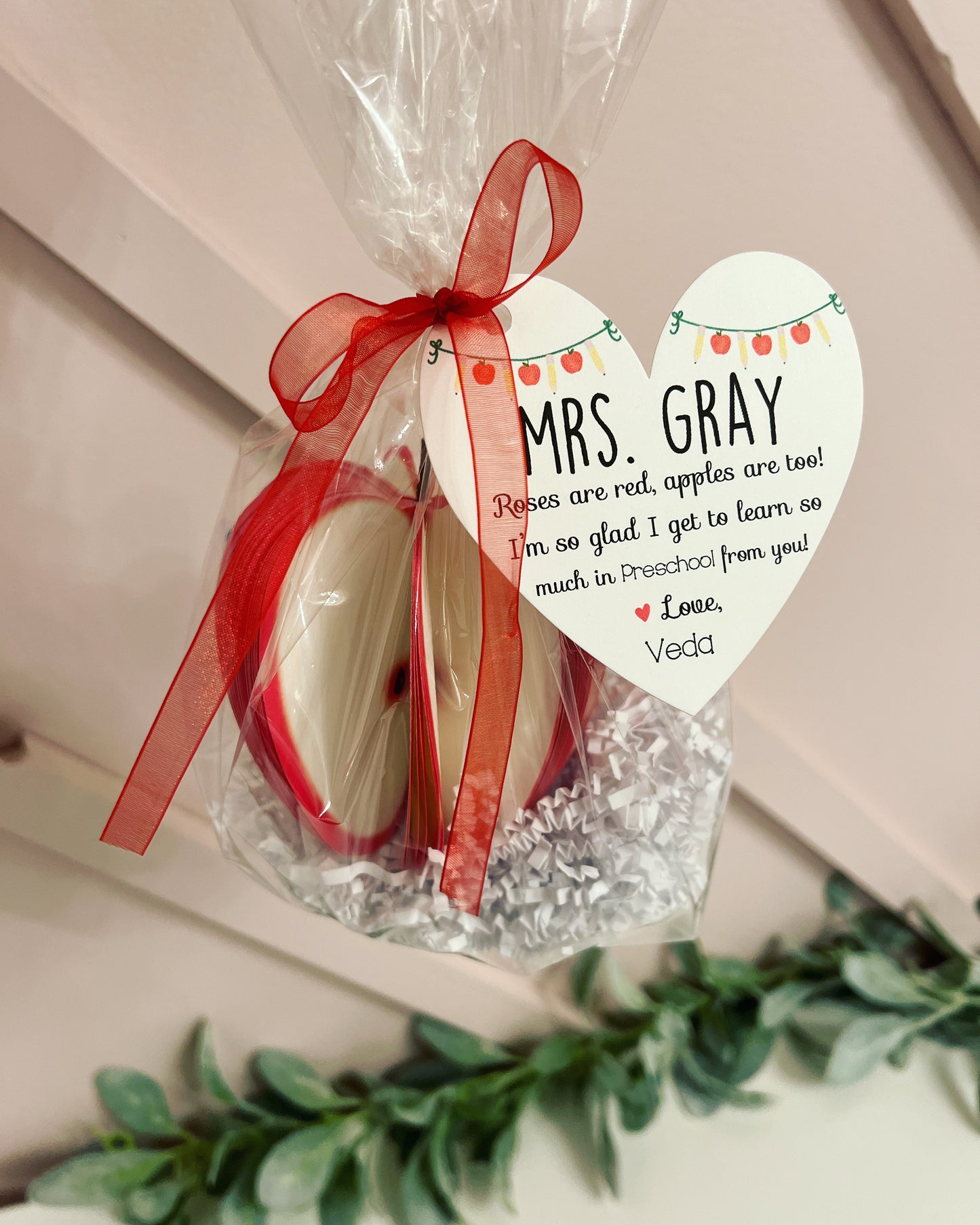 Fall Teacher Thank You Gift! Apple Notepad