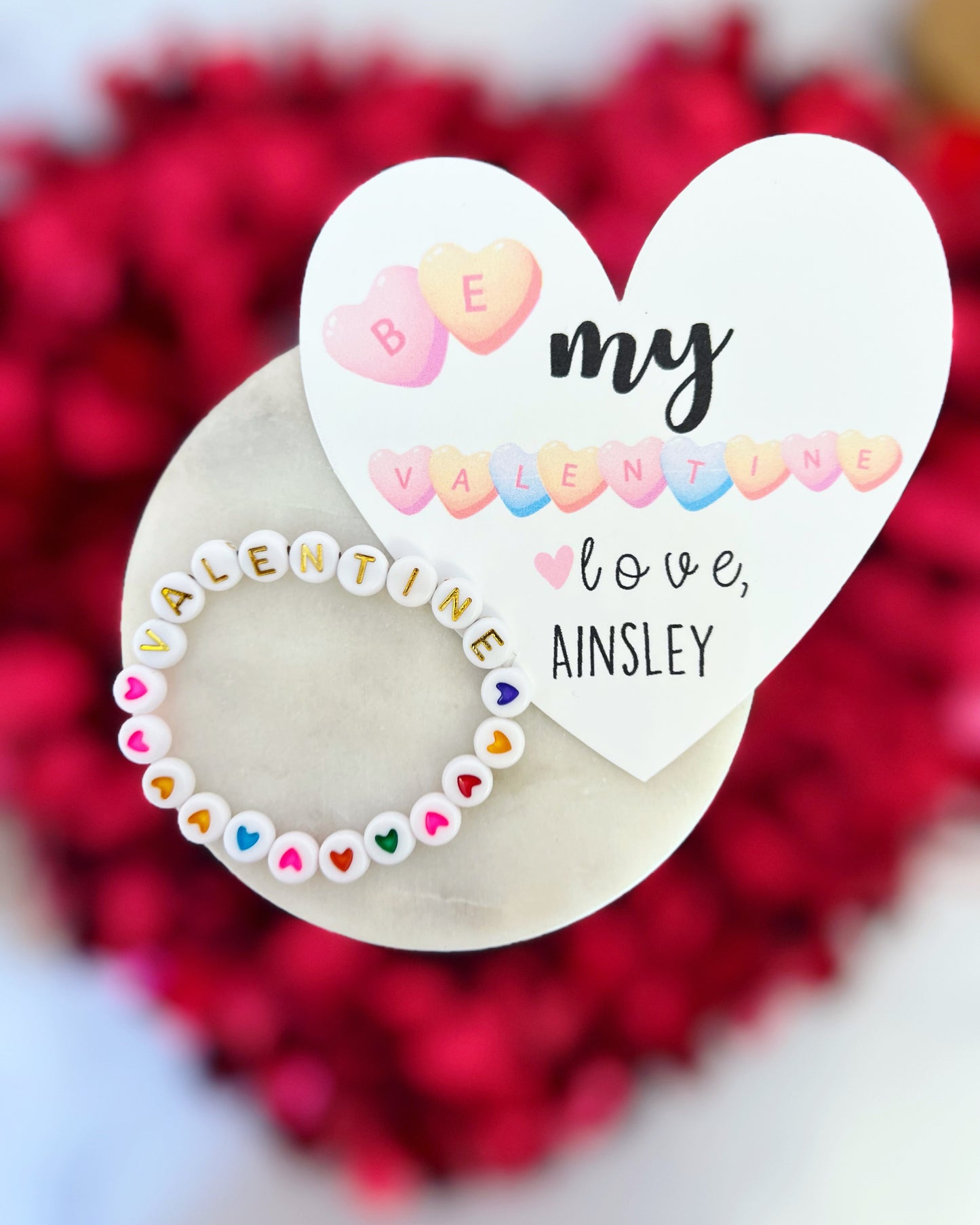 Be My Valentine Bracelet! Kid or Adult Size
