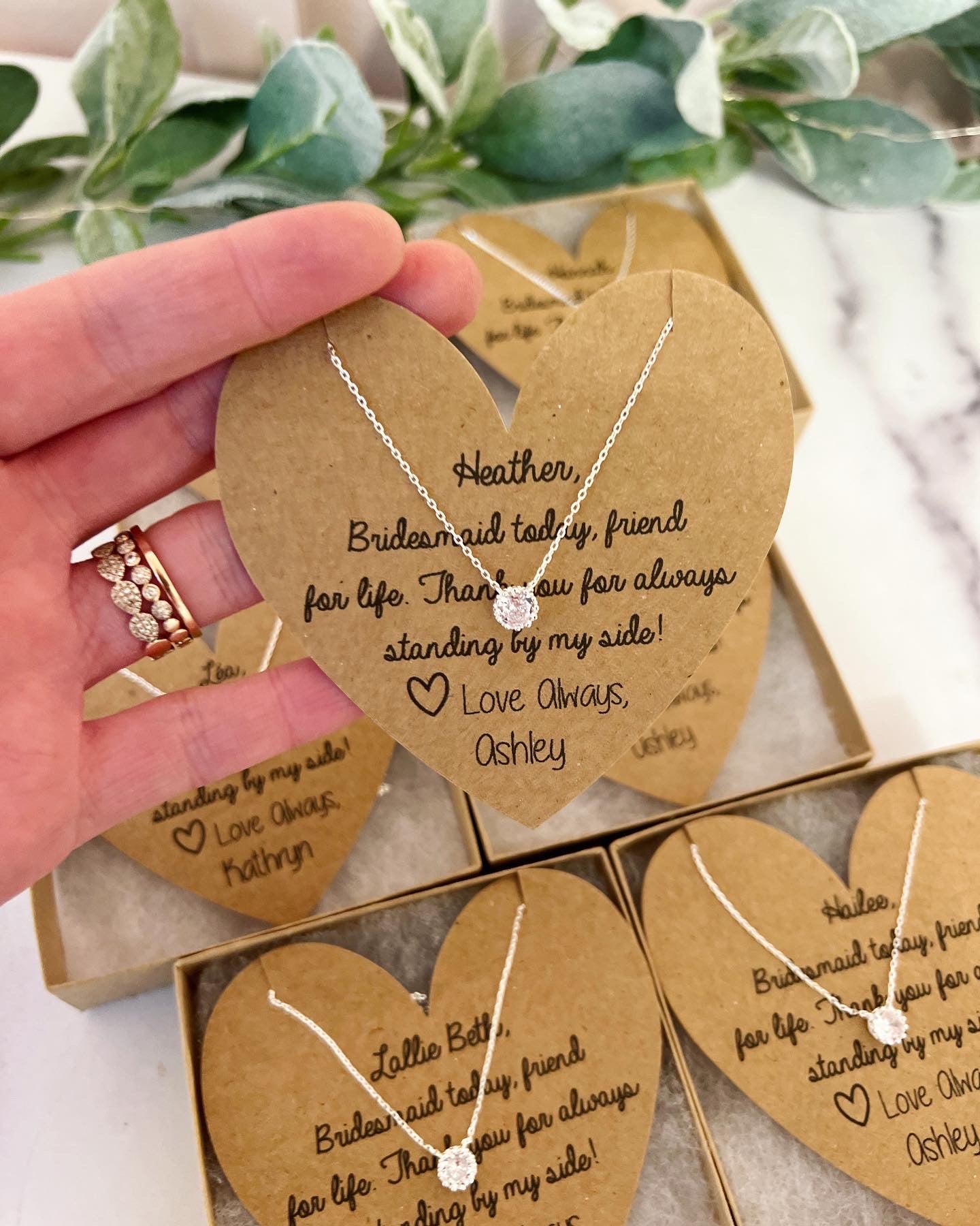 Bridesmaid Today, Friend for Life Bridesmaid Necklace