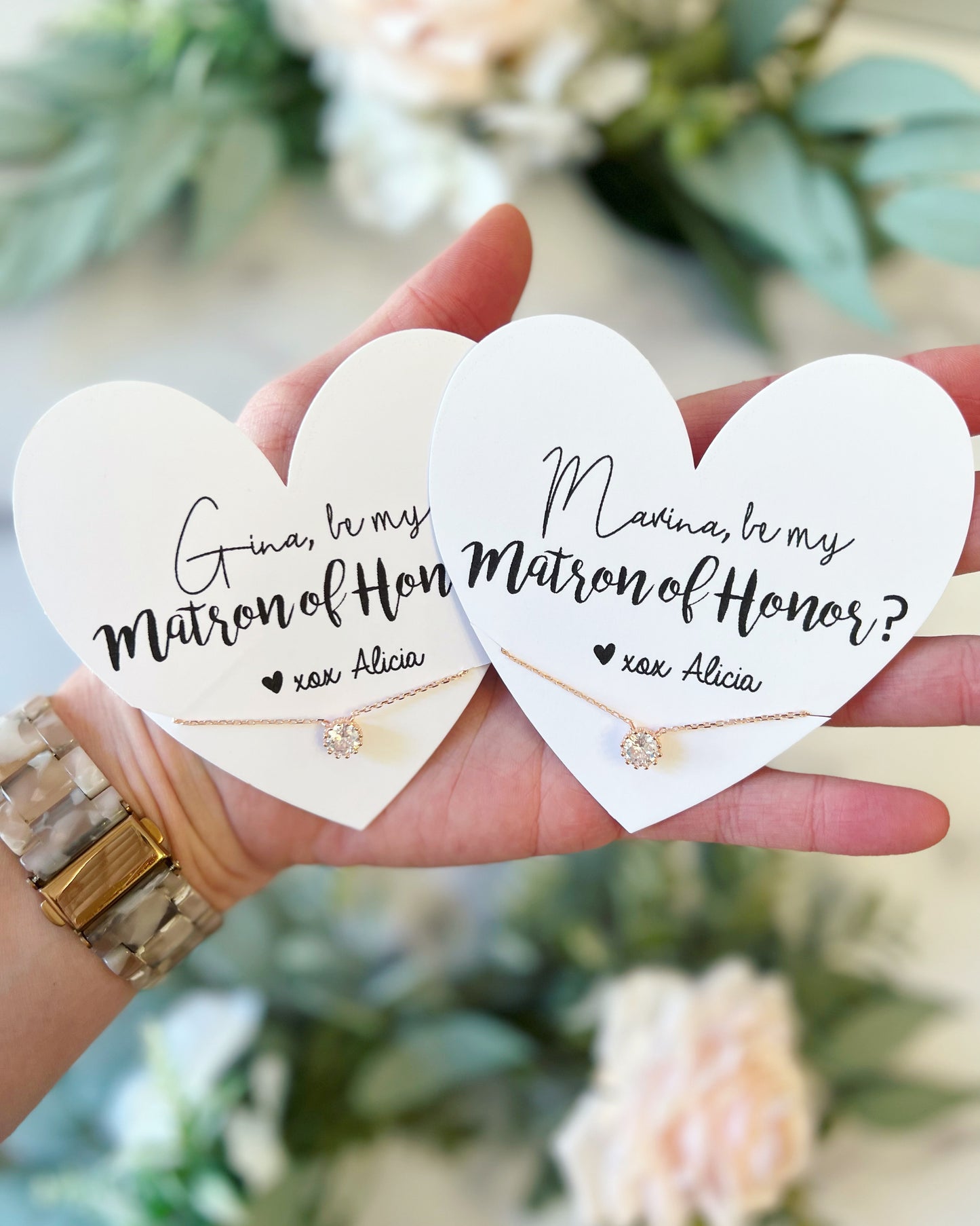 Be My Bridesmaid? Cubic Zircon Necklace